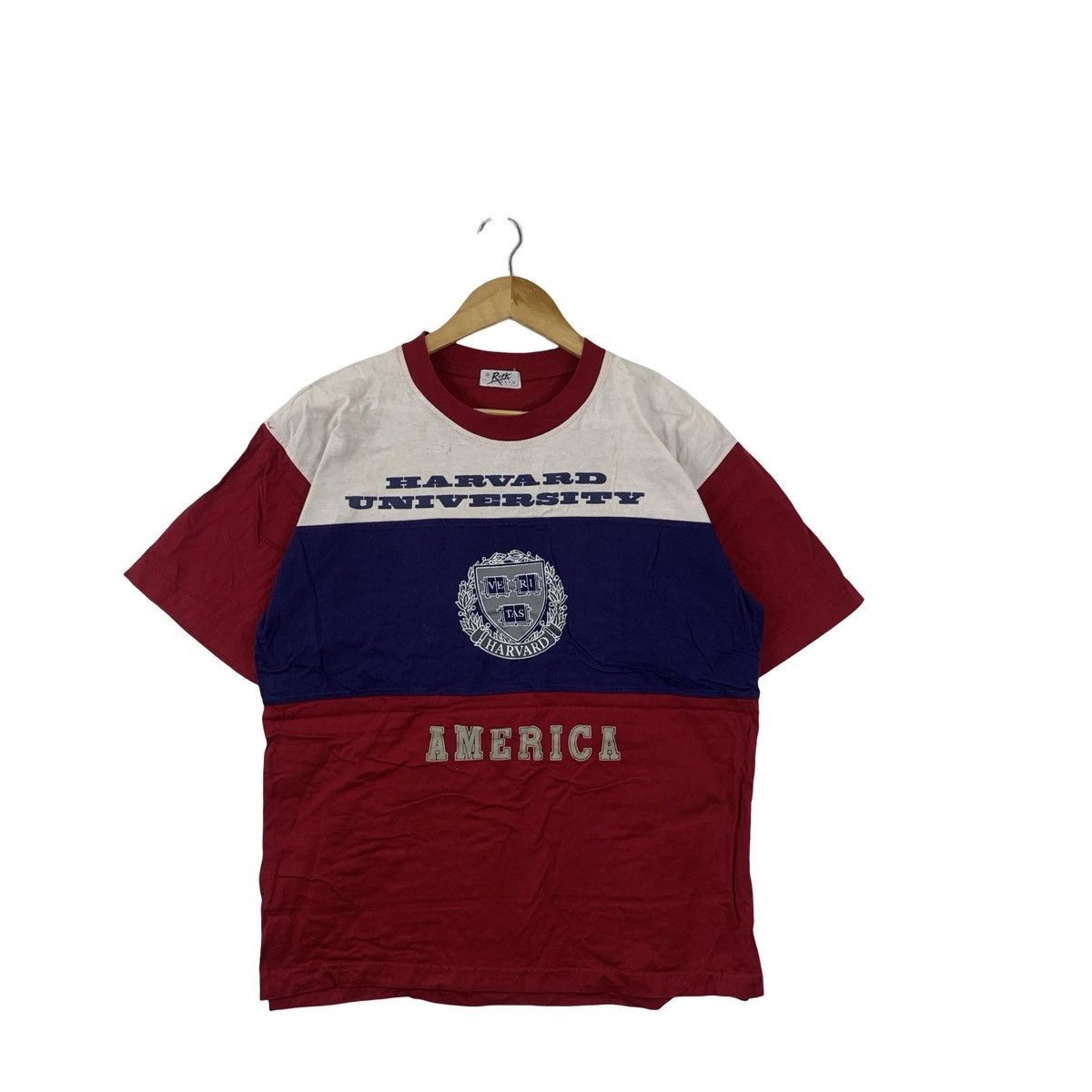 Vintage Vintage Y2K HARVARD UNIVERSITY VERITAS American Collegiate Size L / US 10 / IT 46 - 3 Thumbnail