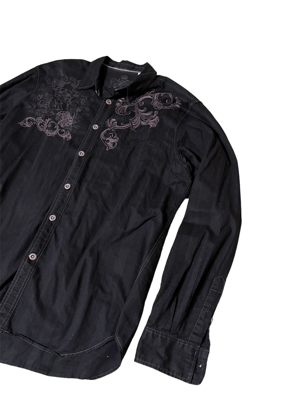 Guess Guess Y2K Goth Punk Button Down Size US XL / EU 56 / 4 - 4 Thumbnail