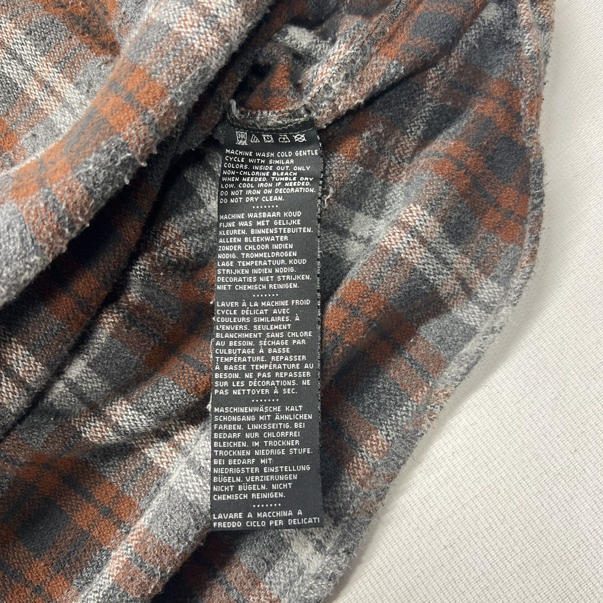 Harley Davidson Harley Davidson Flannel Shirt Brown Button Plaid Motorcycle Size US XXL / EU 58 / 5 - 11 Thumbnail