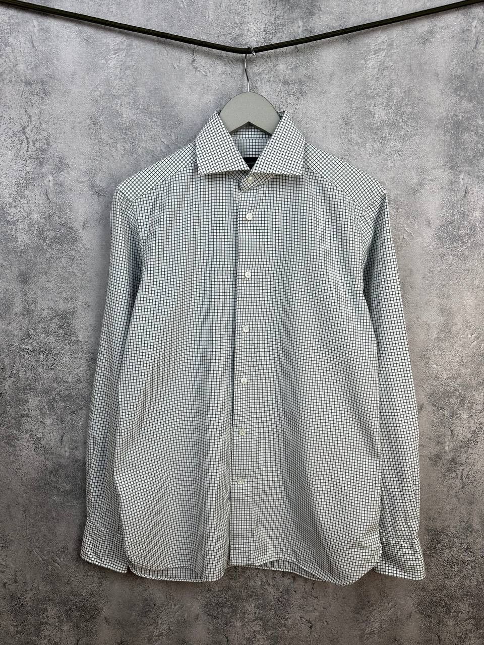 Ermenegildo Zegna Ermenegildo Zegna Trofeo Button Up Shirt Poplin Tailored Fit Size US M / EU 48-50 / 2 - 1 Thumbnail