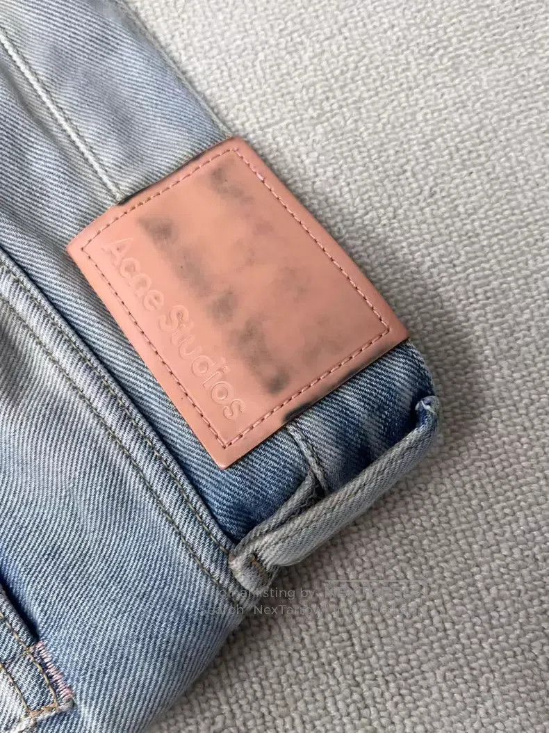 Acne Studios Acne Studios Ripped Design Mid-Rise Loose Wide Leg Denim P Size 30" / US 8 / IT 44 - 3 Thumbnail