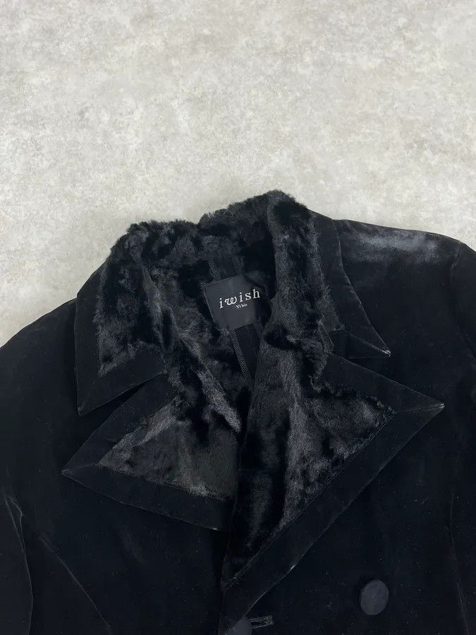 Yohji Yamamoto 2000s Yohji Yamamoto Y’s Black Faux Suede Double Breasted Jacket Size US M / EU 48-50 / 2 - 4 Thumbnail
