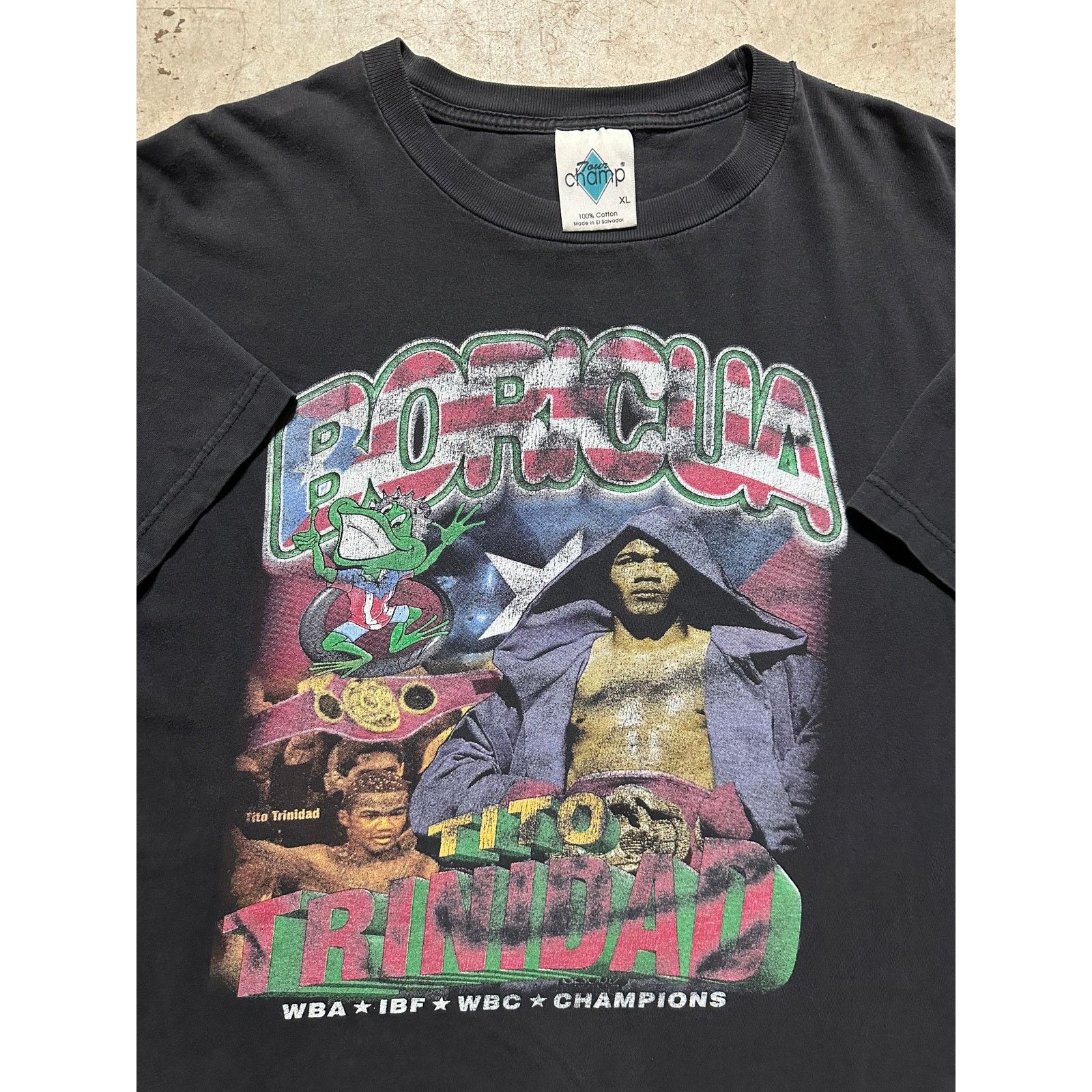 Rap Tees × Vintage Vintage Felix Trinidad Boxing Champion 90s Rap T Shirt XL Size US XL / EU 56 / 4 - 3 Thumbnail