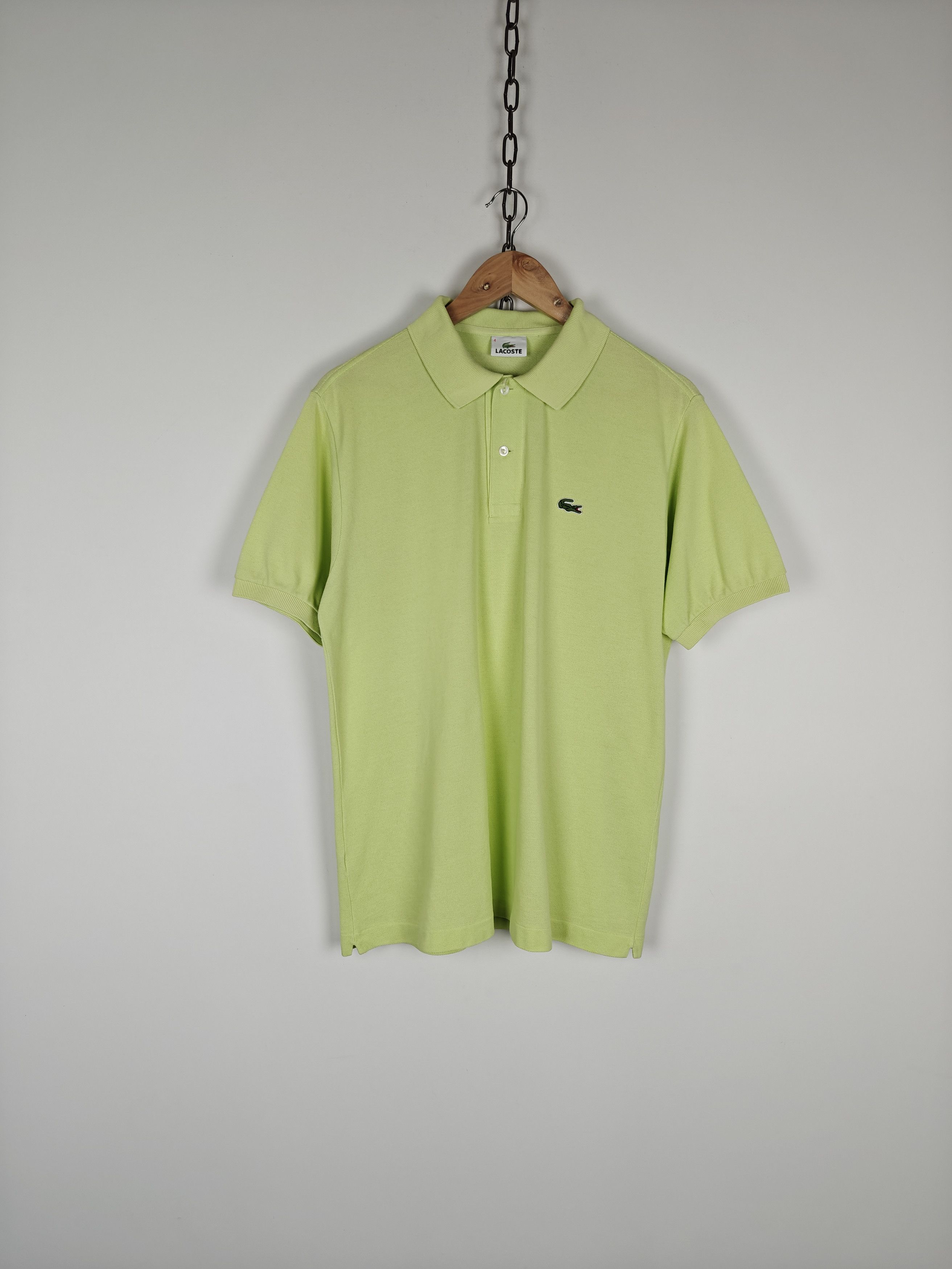 Lacoste Lacoste Basic Polo T-Shirt Collared Chest Logo Green M Size US M / EU 48-50 / 2 - 1 Thumbnail