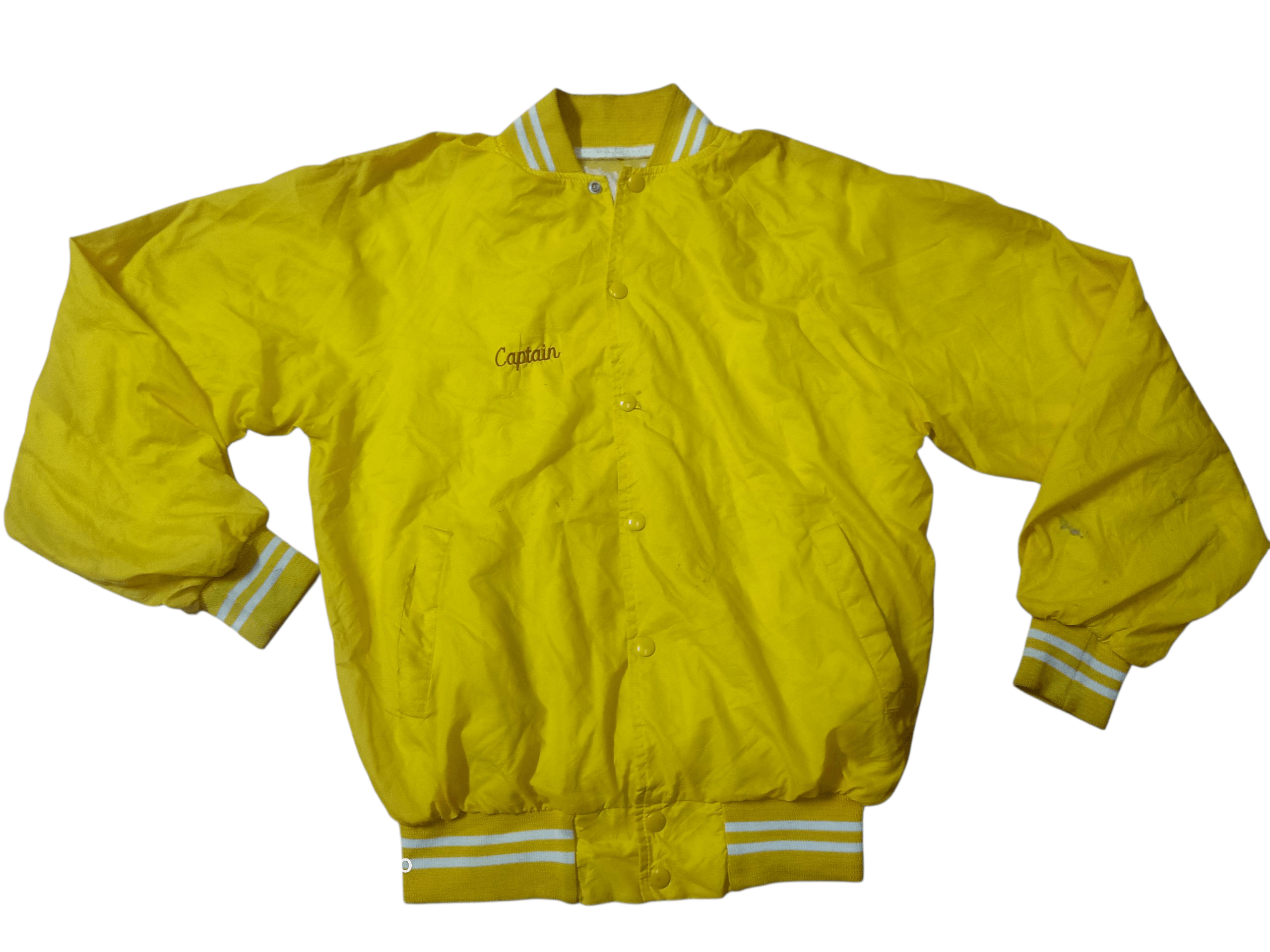 Vintage 💥Vintage 80s Captain Bombers Jacket Embroidery 💥 Size US M / EU 48-50 / 2 - 2 Thumbnail