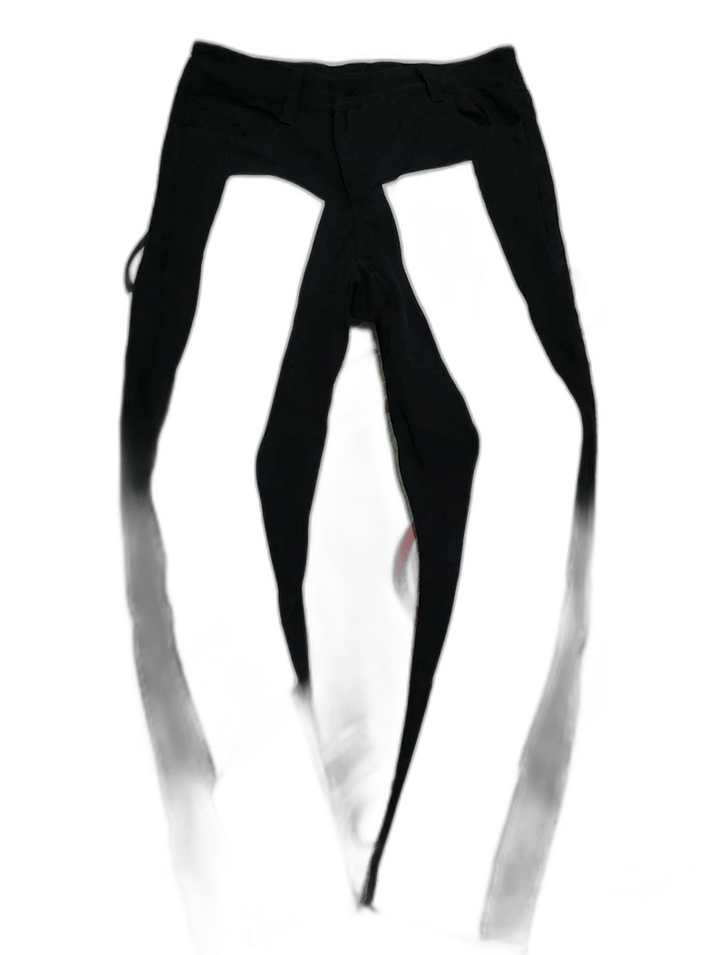 Boris Bidjan Saberi black denim layer pants by 11bybbs Size US 26 / EU 42 - 1 Thumbnail