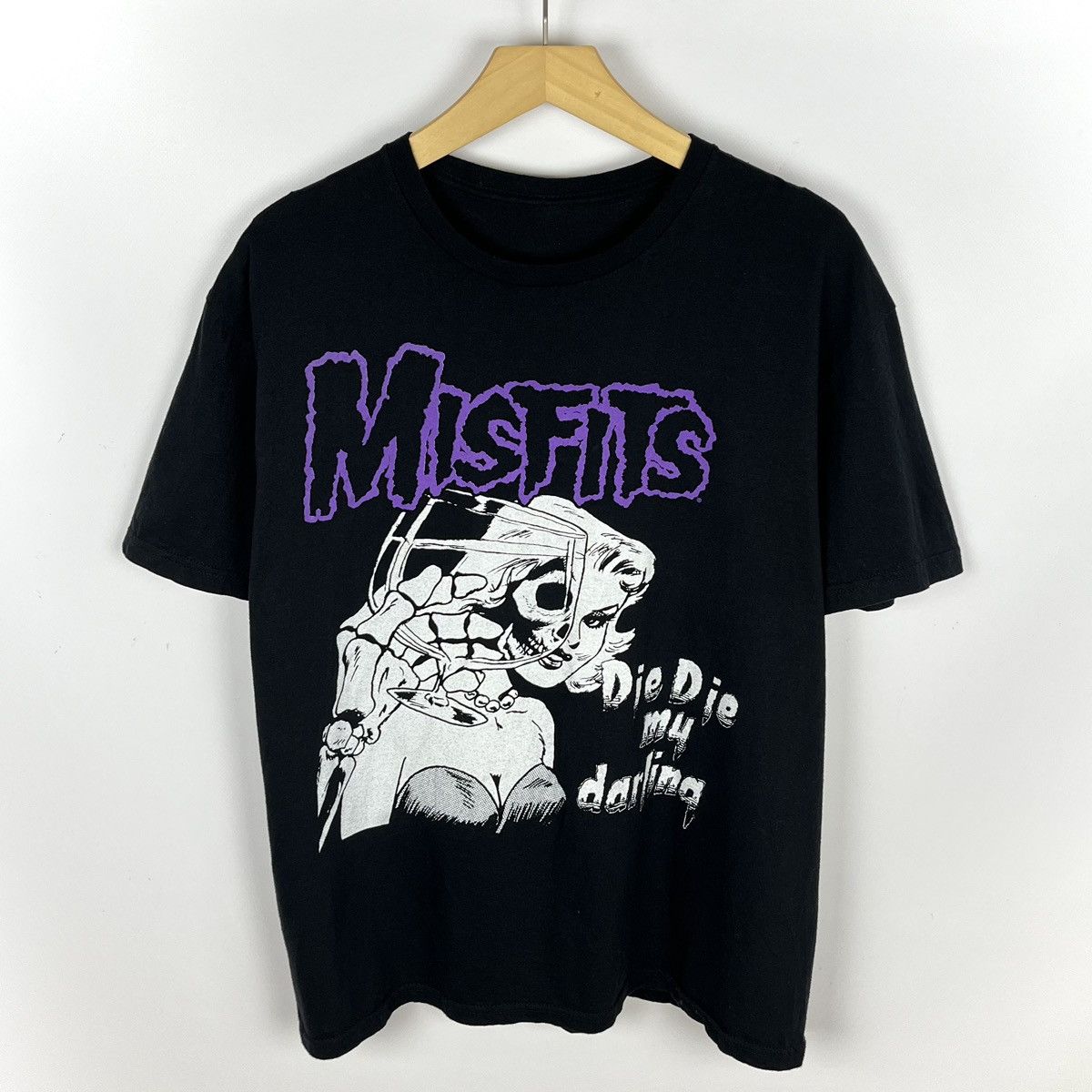 Band Tees Vintage Misfits die die my darling rock band tee 90’s Size US M / EU 48-50 / 2 - 1 Thumbnail
