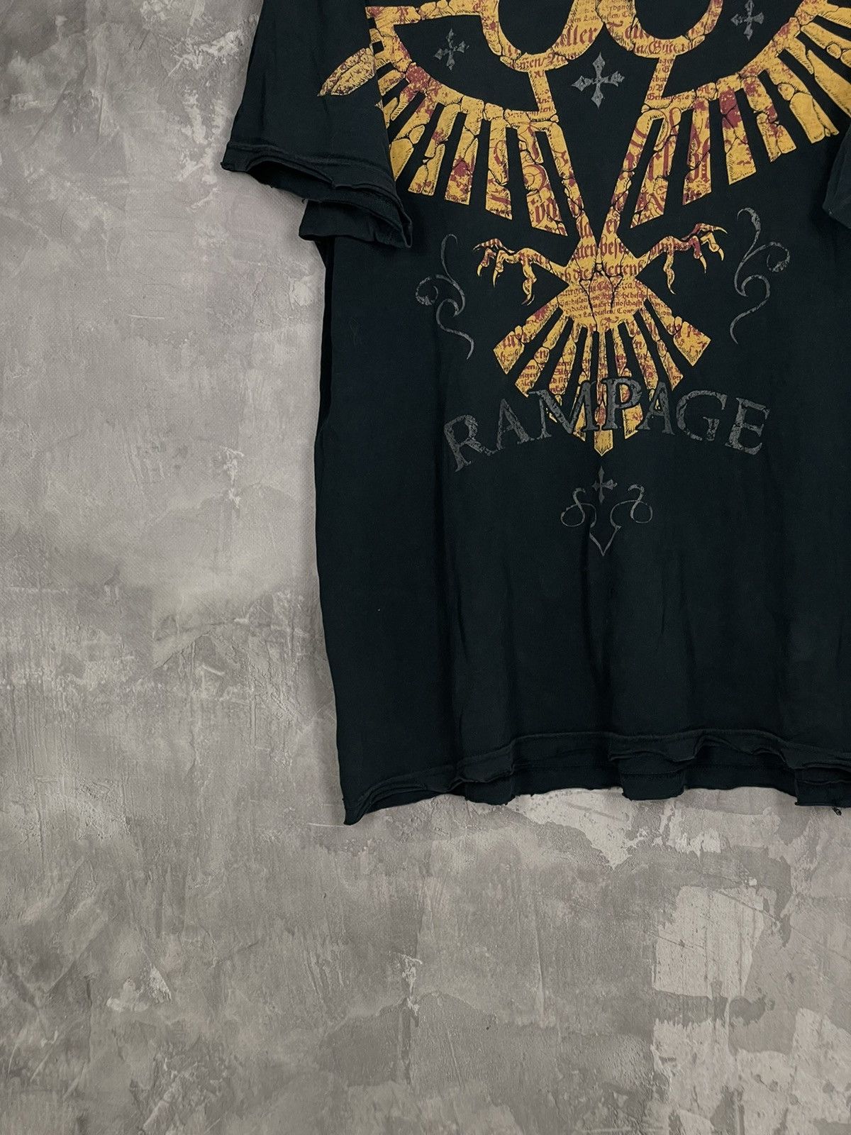 Affliction × Vintage Affliction Cyber Grunge Rare All Over Print T-Shirt M Size US L / EU 52-54 / 3 - 5 Thumbnail