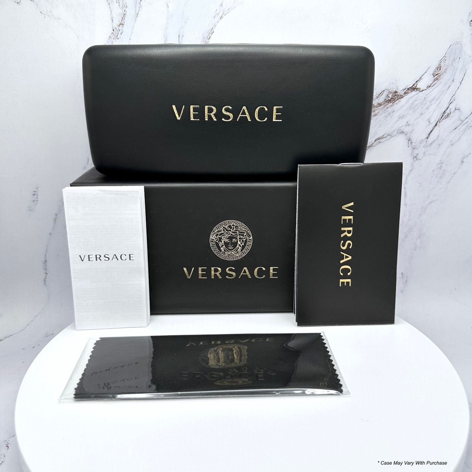 Versace NEW VERSACE Sunglasses Brown Black Tortoise Gold Medusa Size ONE SIZE - 10 Thumbnail