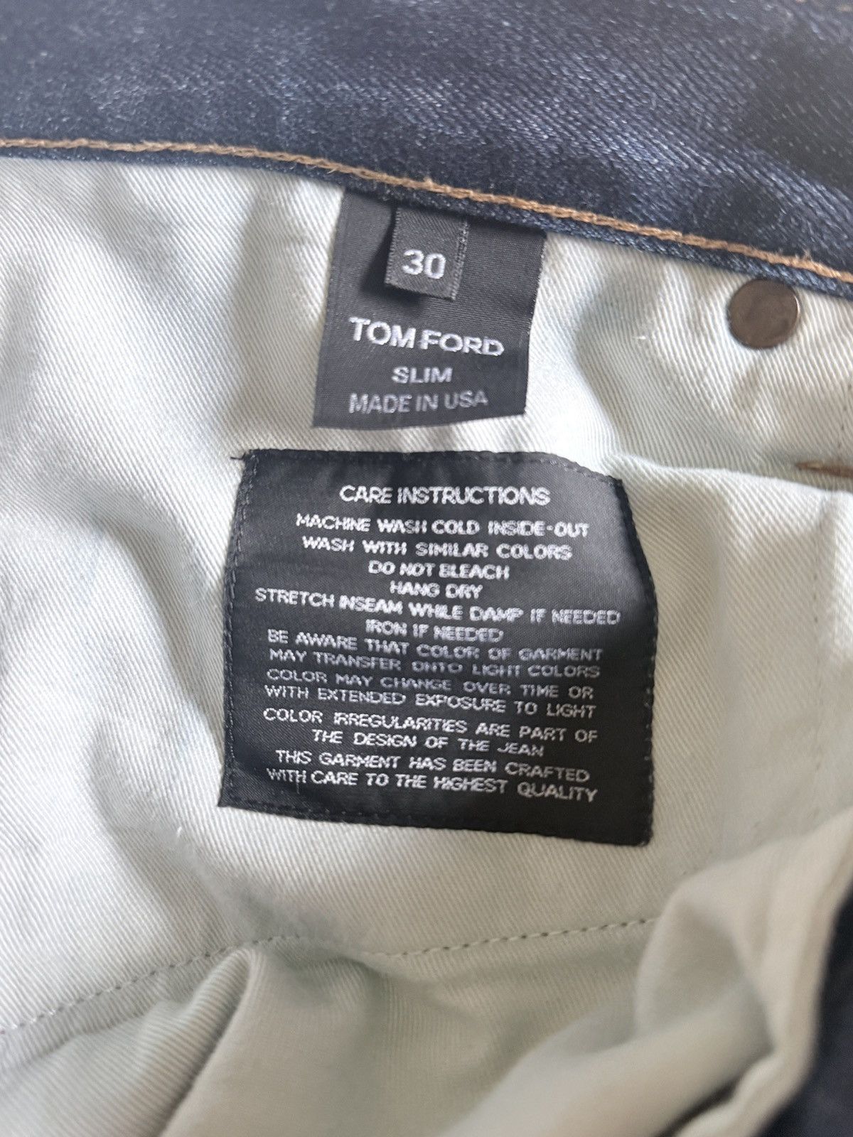 Tom Ford Tom Ford Slim Denim Size US 30 / EU 46 - 7 Thumbnail