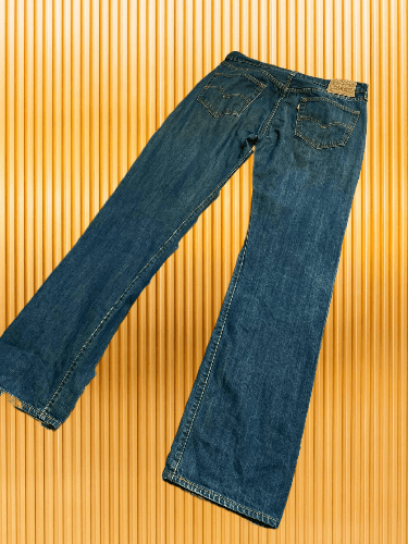 Japanese Brand × Levi's Vintage Levi's 501 Washed Black Denim Buggy Jeans Size US 36 / EU 52 - 1 Thumbnail