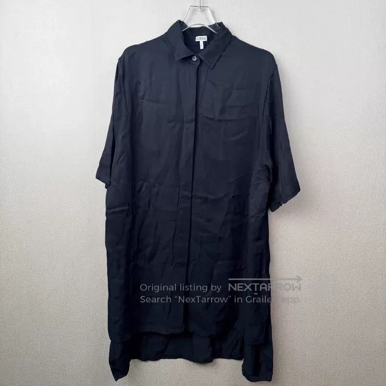 Loewe Loewe Long Silk Shirt Size XS / US 0-2 / IT 36-38 - 1 Thumbnail