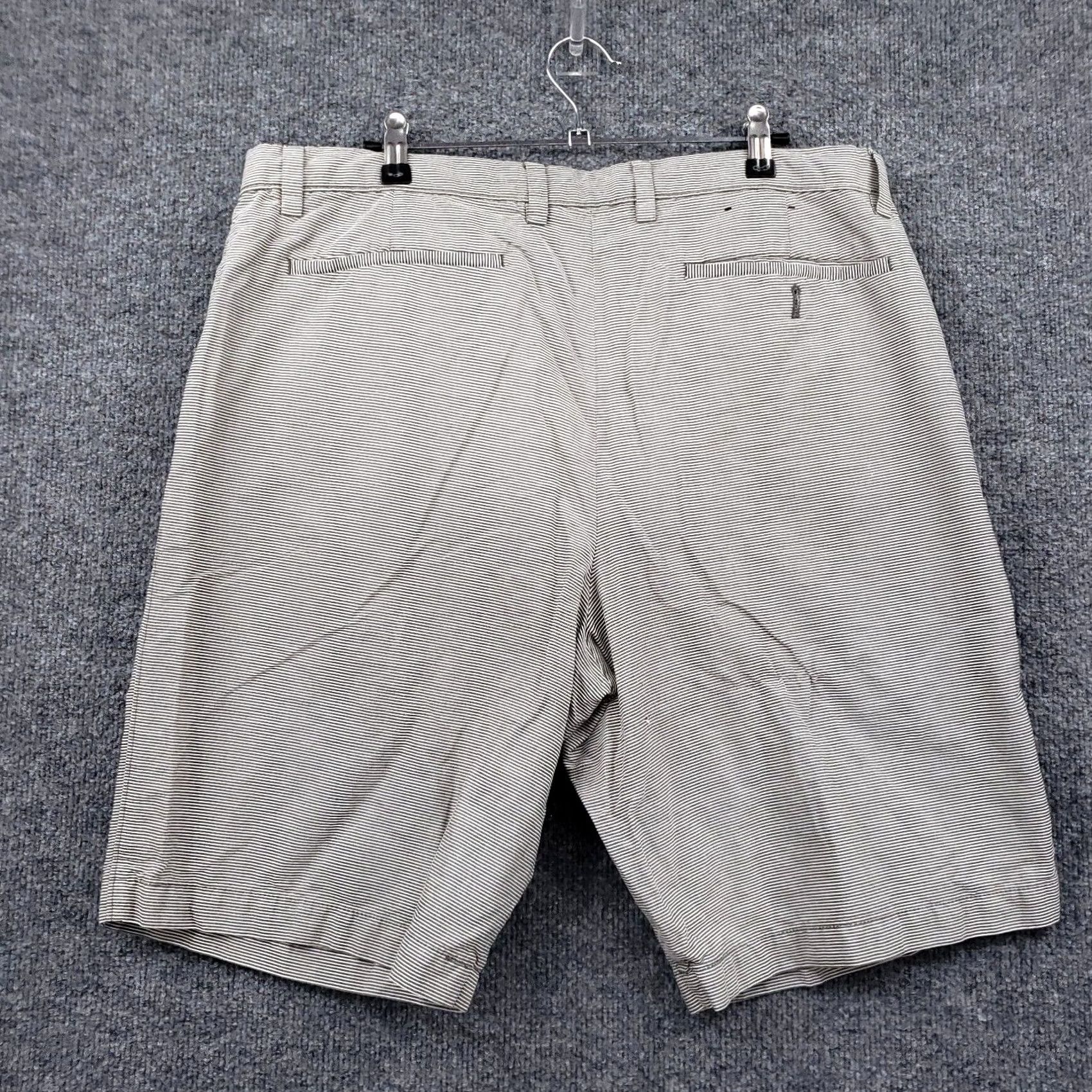 Banana Republic Banana Republic Mens Gray Striped Bermuda Shorts 38 Flat Front Mid Rise Casual Size US 38 / EU 54 - 2 Thumbnail