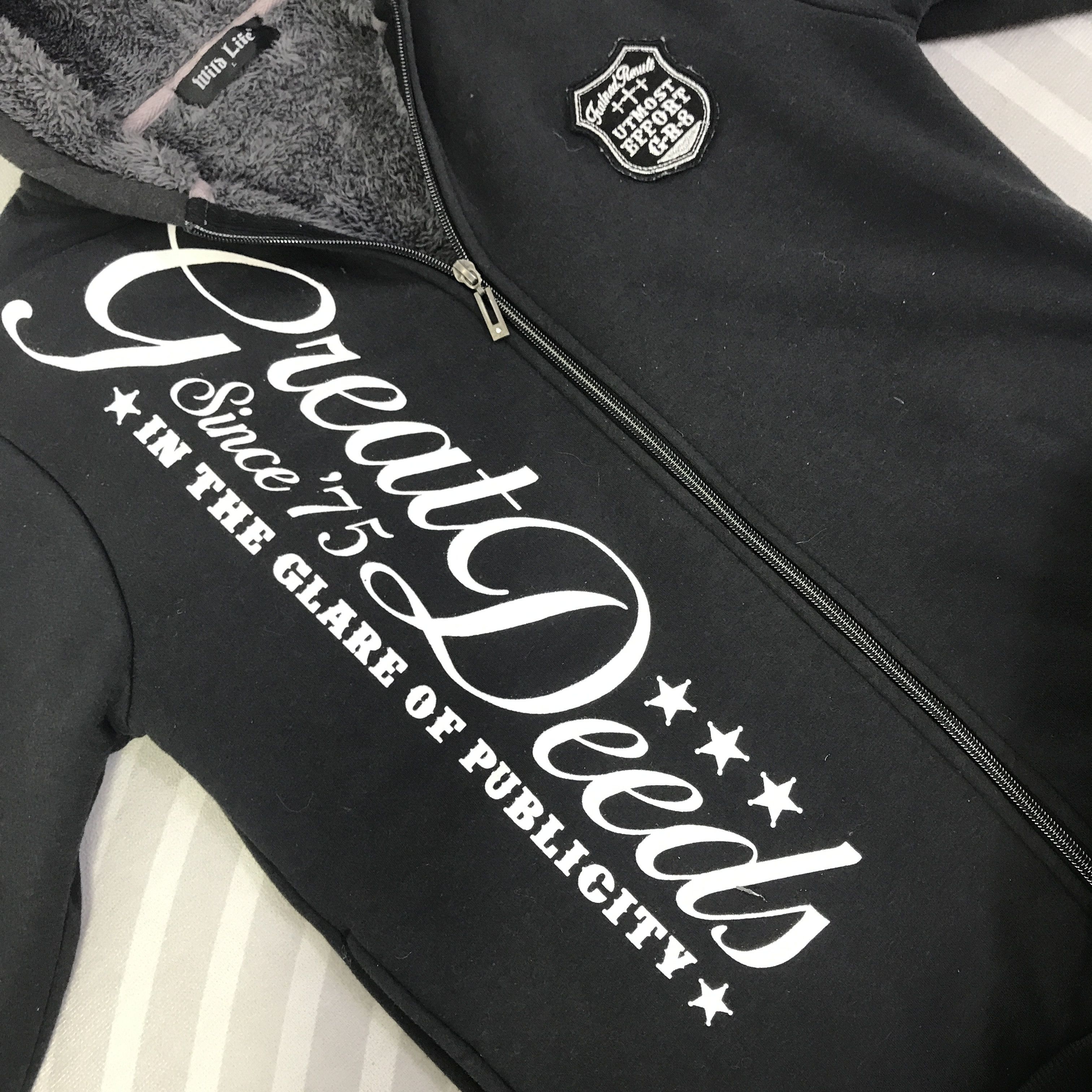 Japanese Brand punk style Great Deeds hoodie Jacket Size US L / EU 52-54 / 3 - 11 Thumbnail