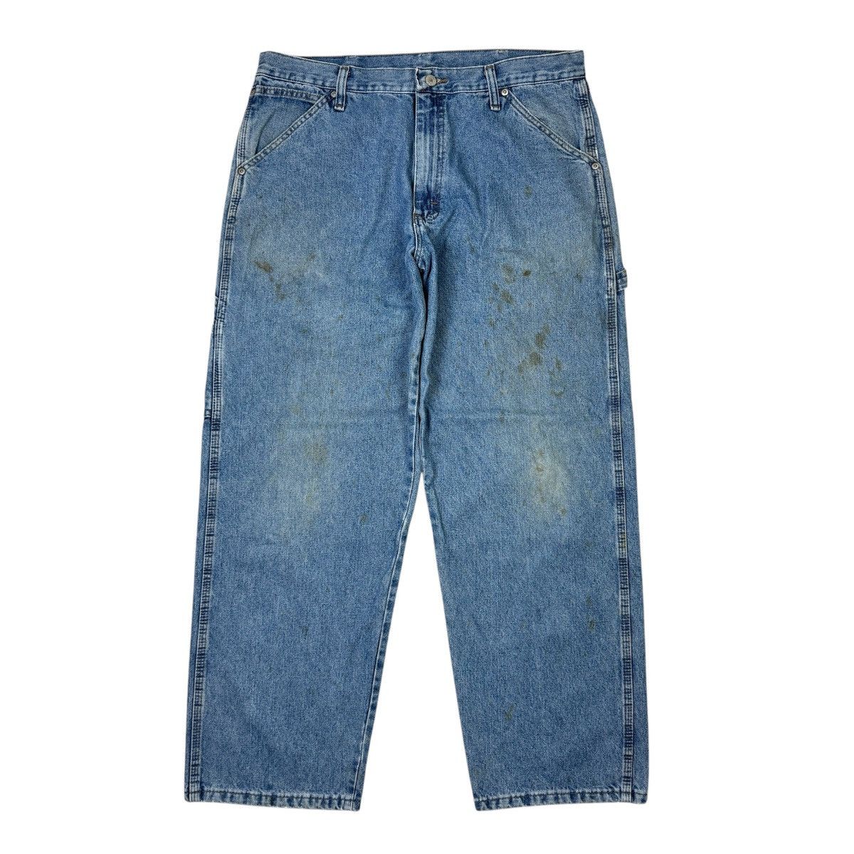 Japanese Brand × Rusty × Wrangler Wrangler Carpenter Dirty Mudwash Denim Pant Size US 34 / EU 50 - 1 Thumbnail