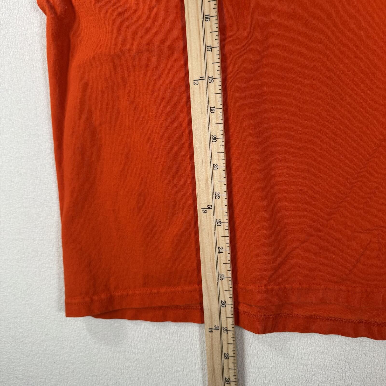 Nike Vintage Y2K Nike Orange Swoosh Check Tee Size US M / EU 48-50 / 2 - 3 Thumbnail