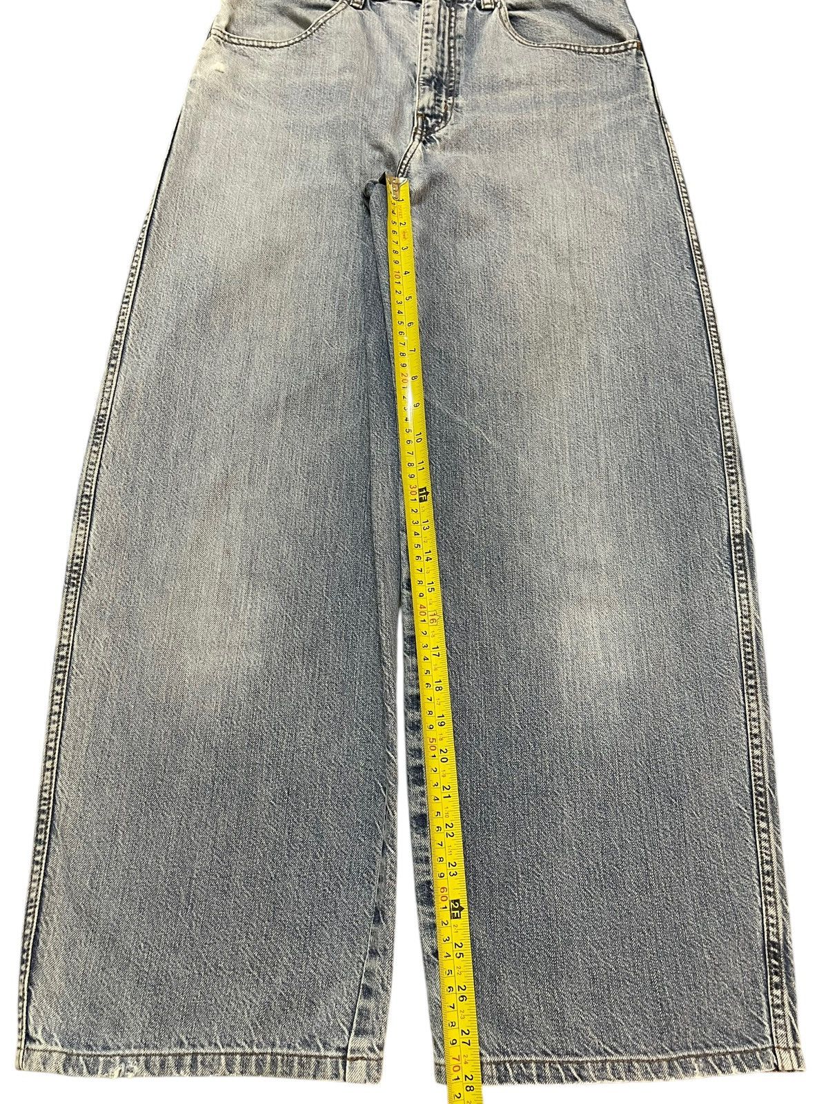 Uniqlo Vintage Japanese Uniqlo Blue Faded Wash Style Baggy Jeans Size US 30 / EU 46 - 13 Thumbnail
