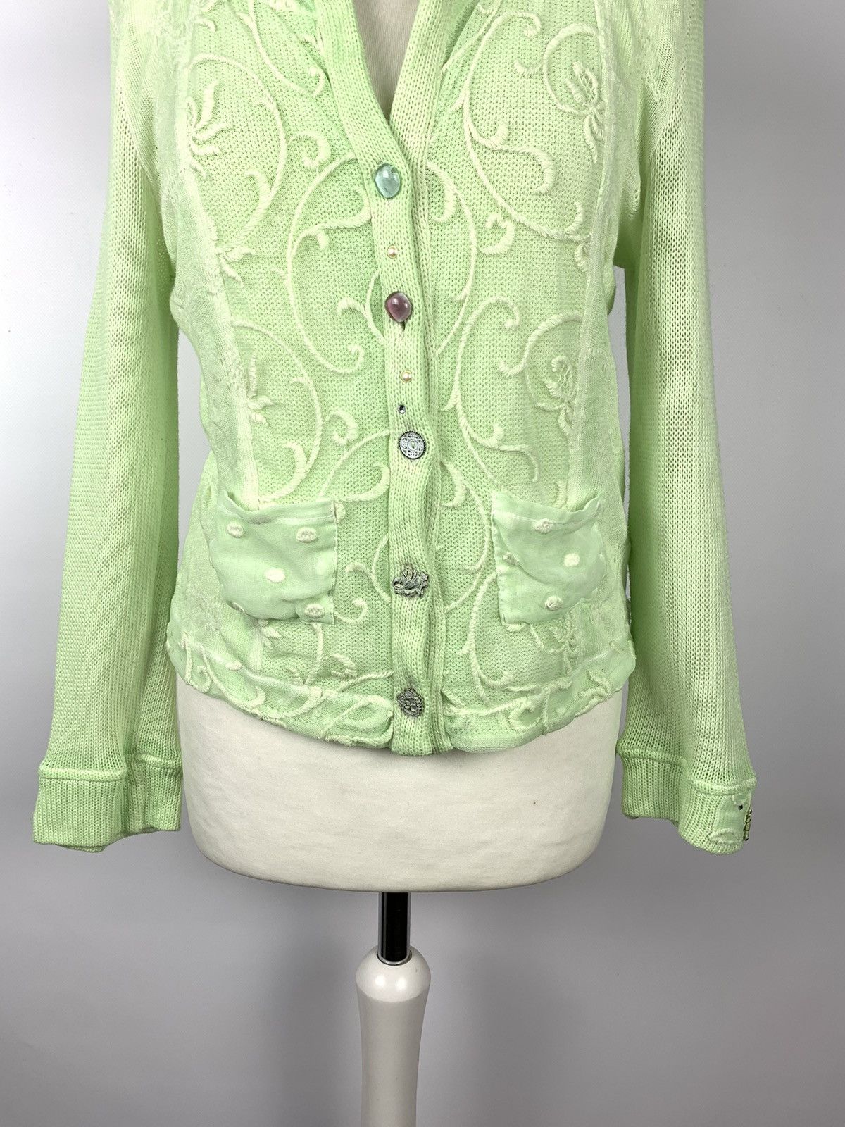 Elisa Cavaletti Elisa Cavaletti Club Ladies Cardigan Blouse Size Top Buttons Size M / US 6-8 / IT 42-44 - 3 Thumbnail