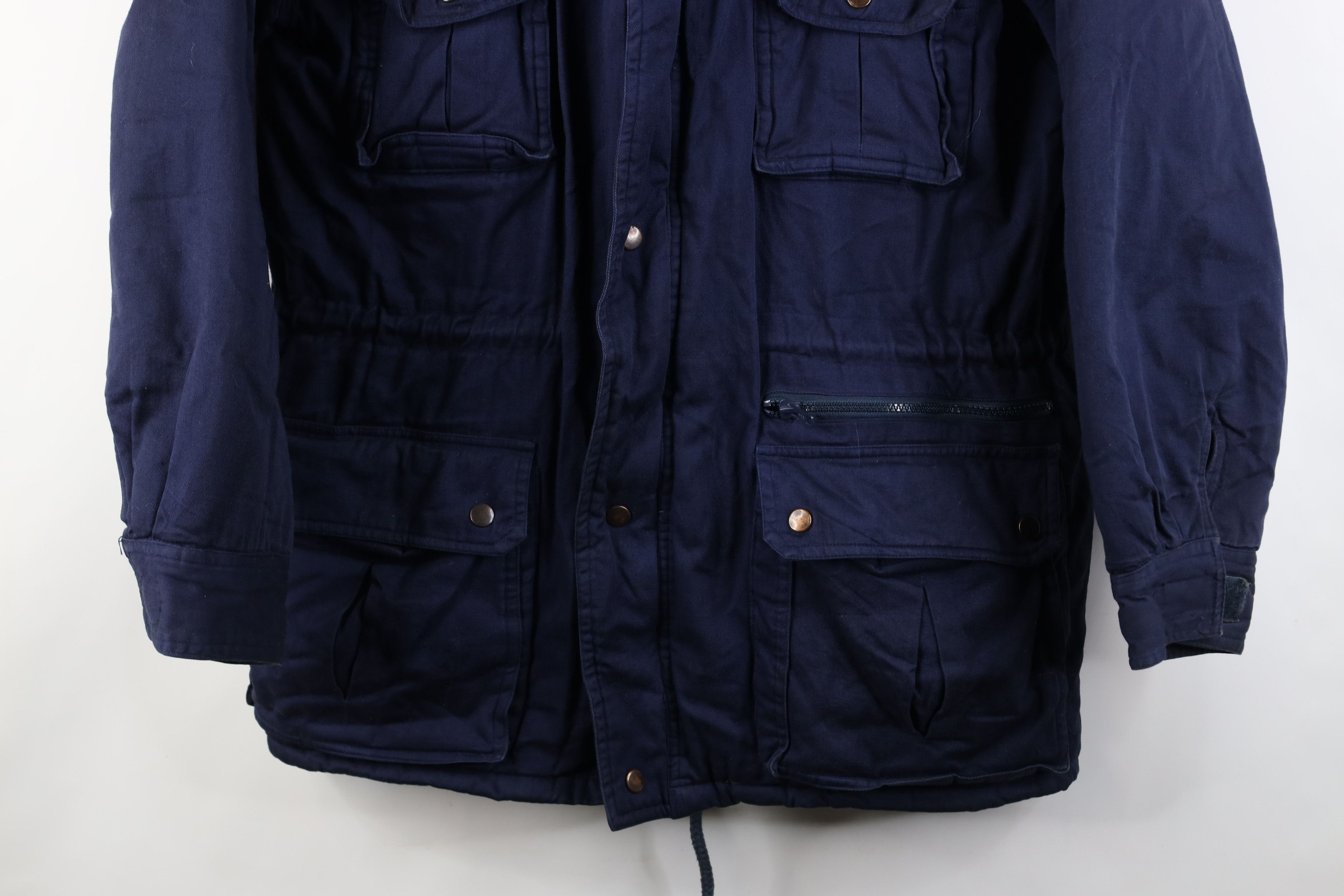 Vintage Vintage 90s Streetwear Quilted Flannel Hooded Parka Jacket Size US M / EU 48-50 / 2 - 3 Thumbnail