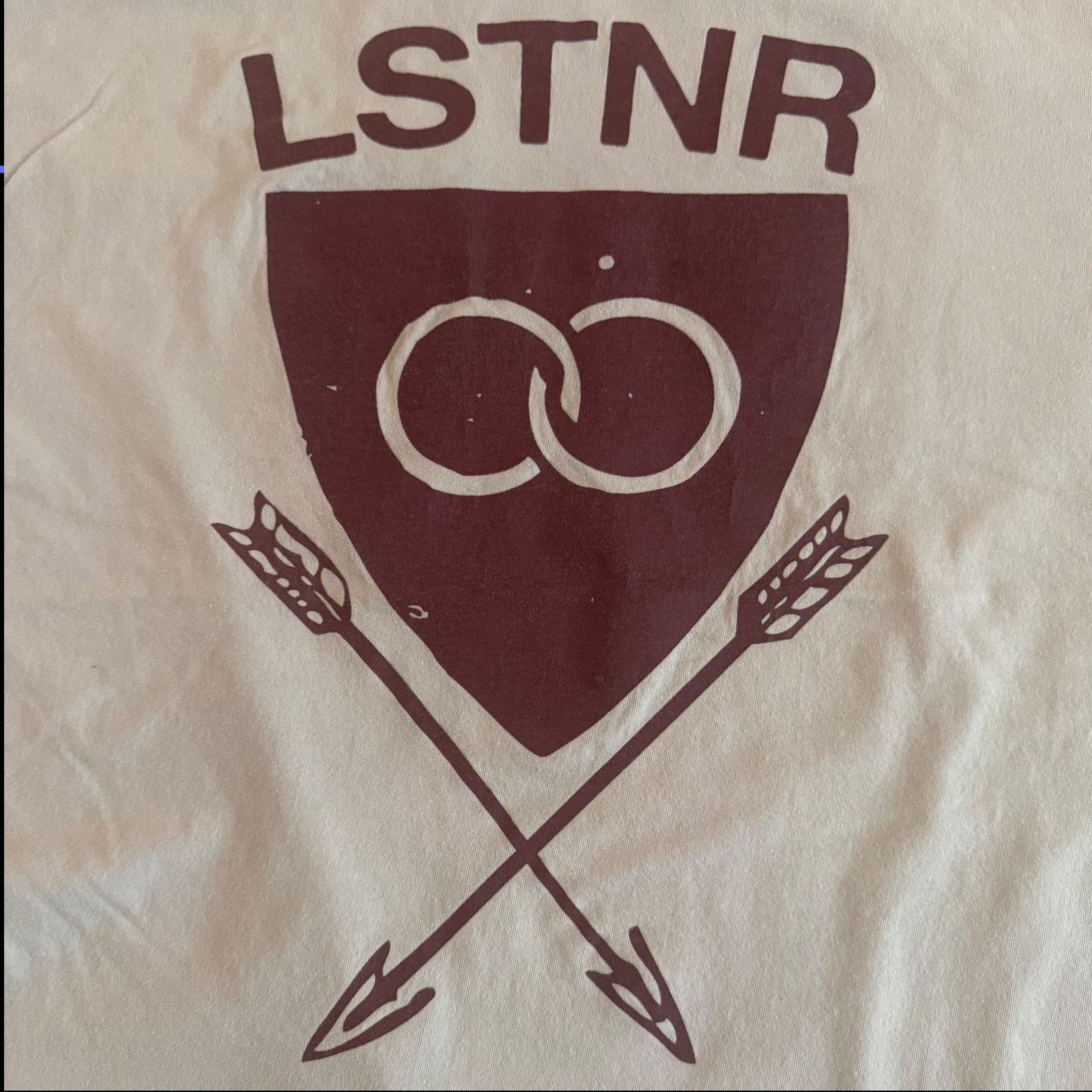 Band Tees LSTNR Music Studio Founded Dave Chase Tan T-Shirt Size L Size US L / EU 52-54 / 3 - 2 Thumbnail