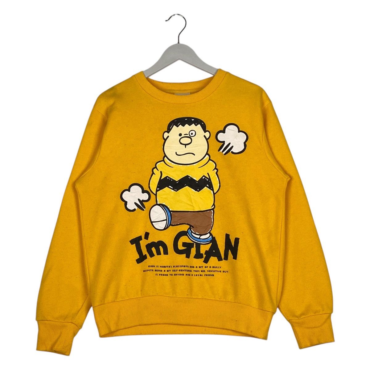 Japanese Brand × Vintage Vintage I’m Doreamon Printed Crewneck Sweatshirt Yellow Size M / US 6-8 / IT 42-44 - 1 Thumbnail