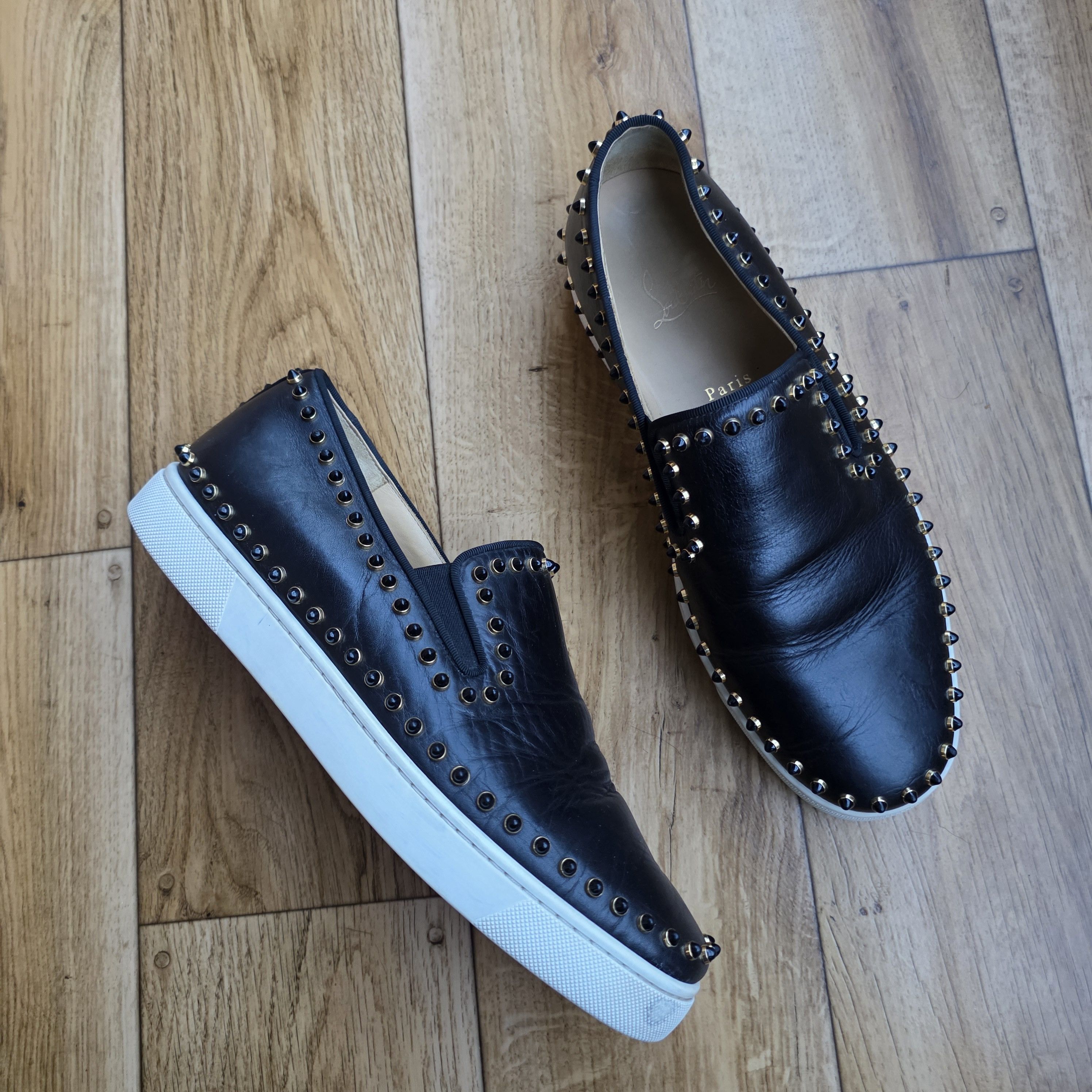Christian Louboutin CHRISTIAN LOUBOUTIN BOAT STUDDED SNEAKERS Size US 9.5 / EU 42-43 - 9 Thumbnail