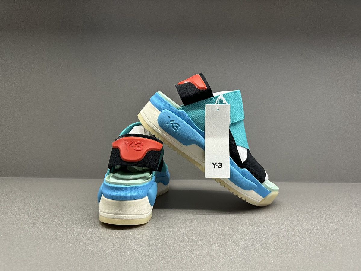 Adidas × Y-3 Adidas Y-3 Hokori Sandal Black Mint Cyan Size US 12 / EU 45 - 7 Thumbnail
