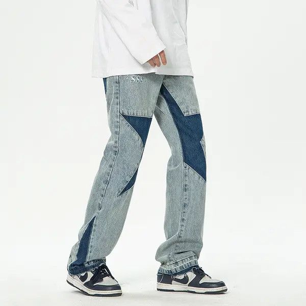 VIBE STAR Flare Denim Jeans Size US 32 / EU 48 - 6 Thumbnail