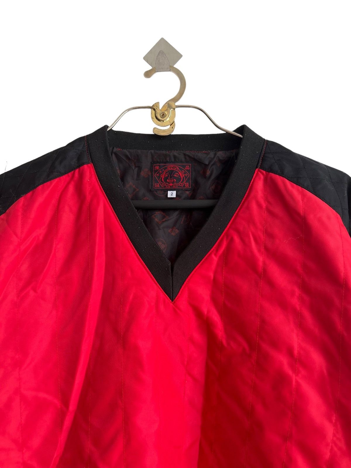 Evisu Y2K Evisu LV Monogram Jacquard Daicock Pocket Quilt Bomber Size US L / EU 52-54 / 3 - 5 Thumbnail