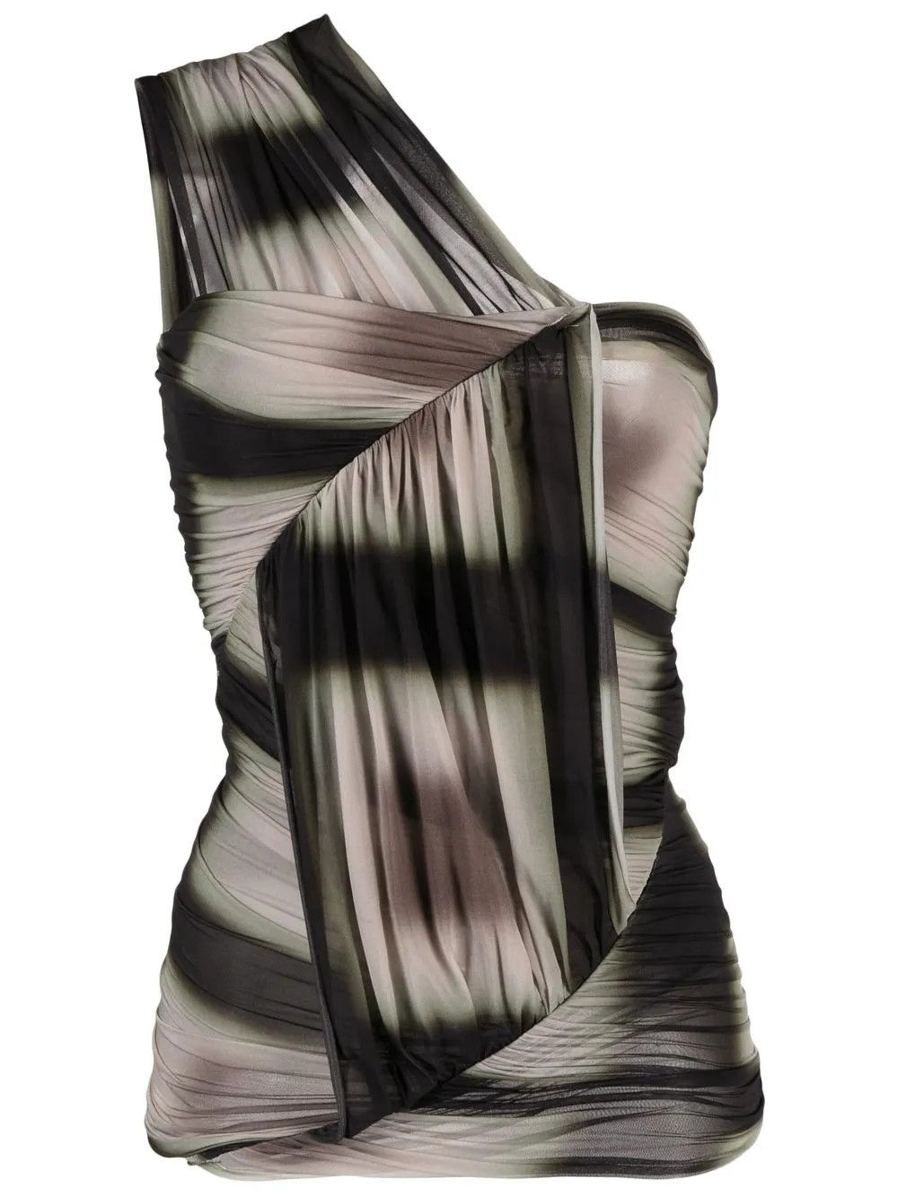 Rick Owens o1y0126 One-Shoulder Blouse in Multicolor Size M / US 6-8 / IT 42-44 - 1 Thumbnail