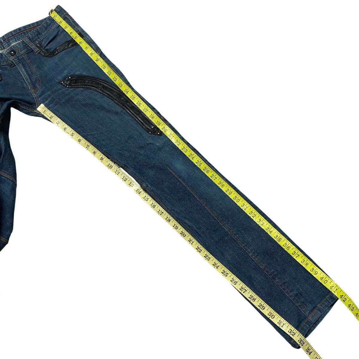 Nicole Club REALABO X NCFM Denim Slim Jeans Zipper Size US 30 / EU 46 - 19 Thumbnail