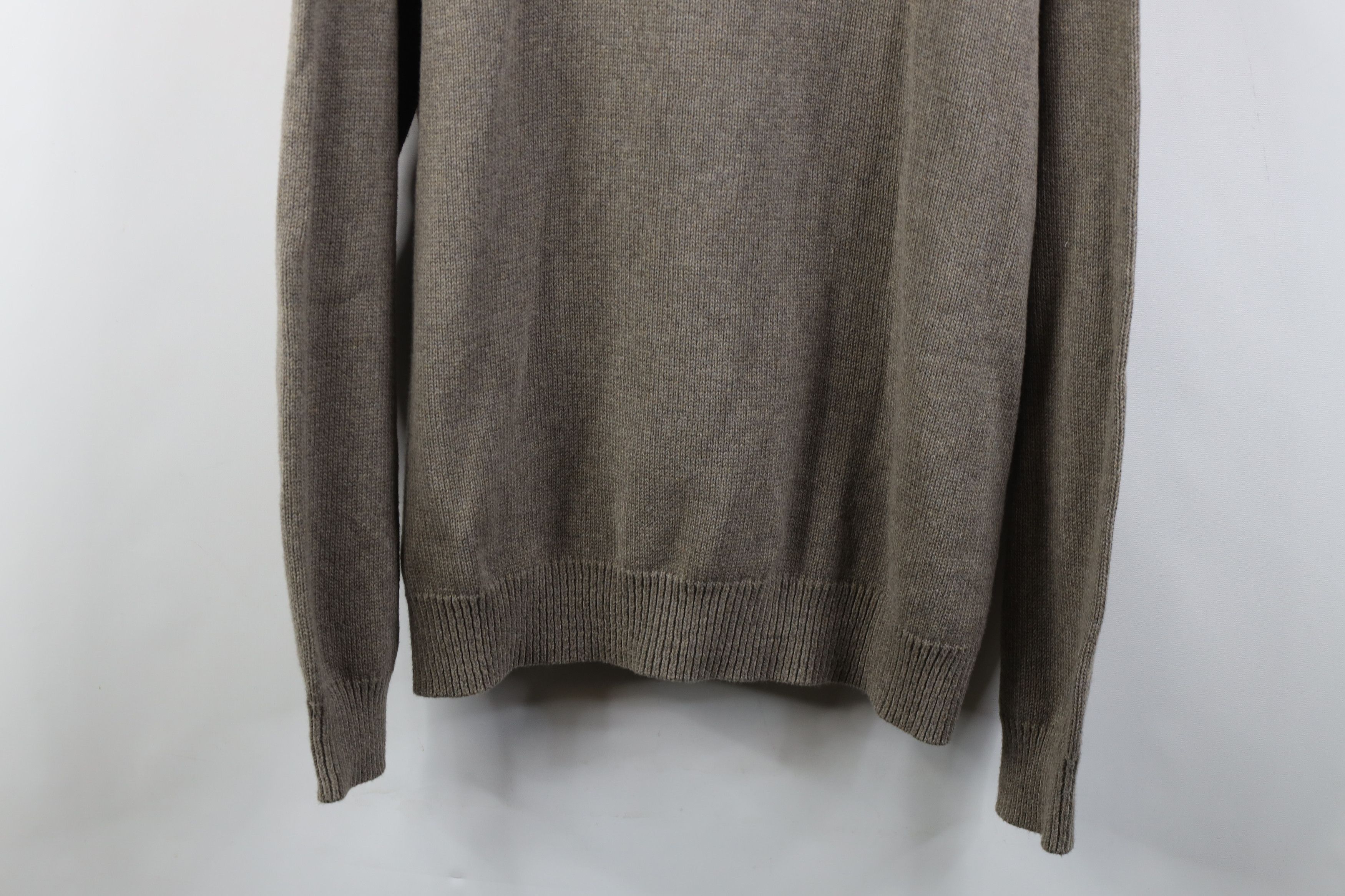 J.Crew J Crew Cotton Ribbed Knit Toggle Button Shawl Sweater Beige Size US L / EU 52-54 / 3 - 13 Thumbnail
