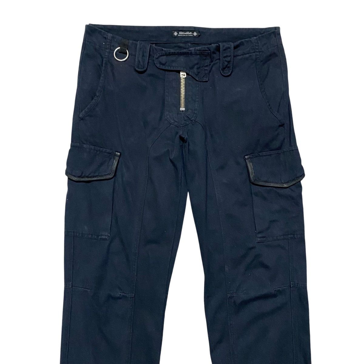 If Six Was Nine BLUTTENBLATT Leather Trimmed Cargo Pants Size US 33 - 3 Thumbnail