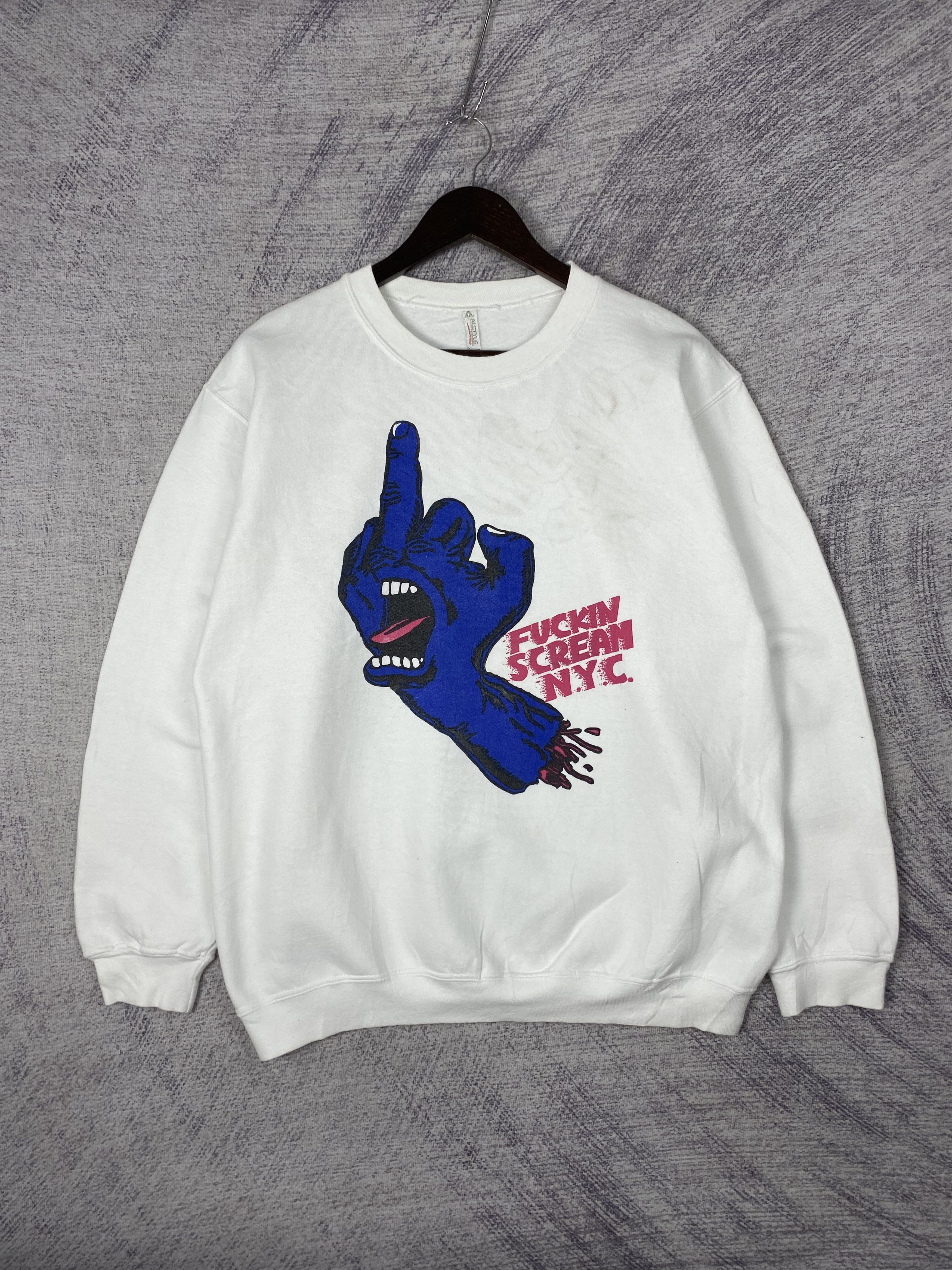 Alstyle Vintage Alstyle NYC Crewneck Sweatshirts Size US M / EU 48-50 / 2 - 1 Thumbnail