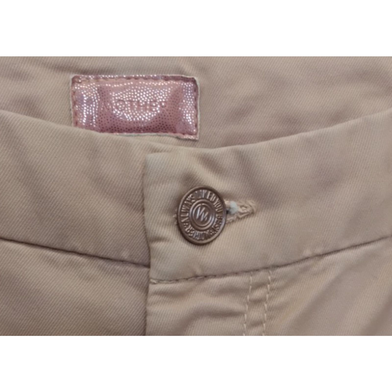 MOTHER Mother The Drama Ankle Pants Women's 27"x 33" Pink Low Waist Size 27" / US 4 / IT 40 - 4 Thumbnail