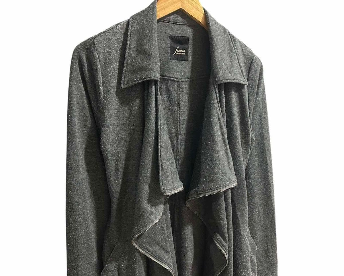 Designer × Japanese Brand × Tornado Mart 🔥Rare Y2K Archived Tornado Mart Jacket Waterfall Ruffled Size US L / EU 52-54 / 3 - 4 Thumbnail