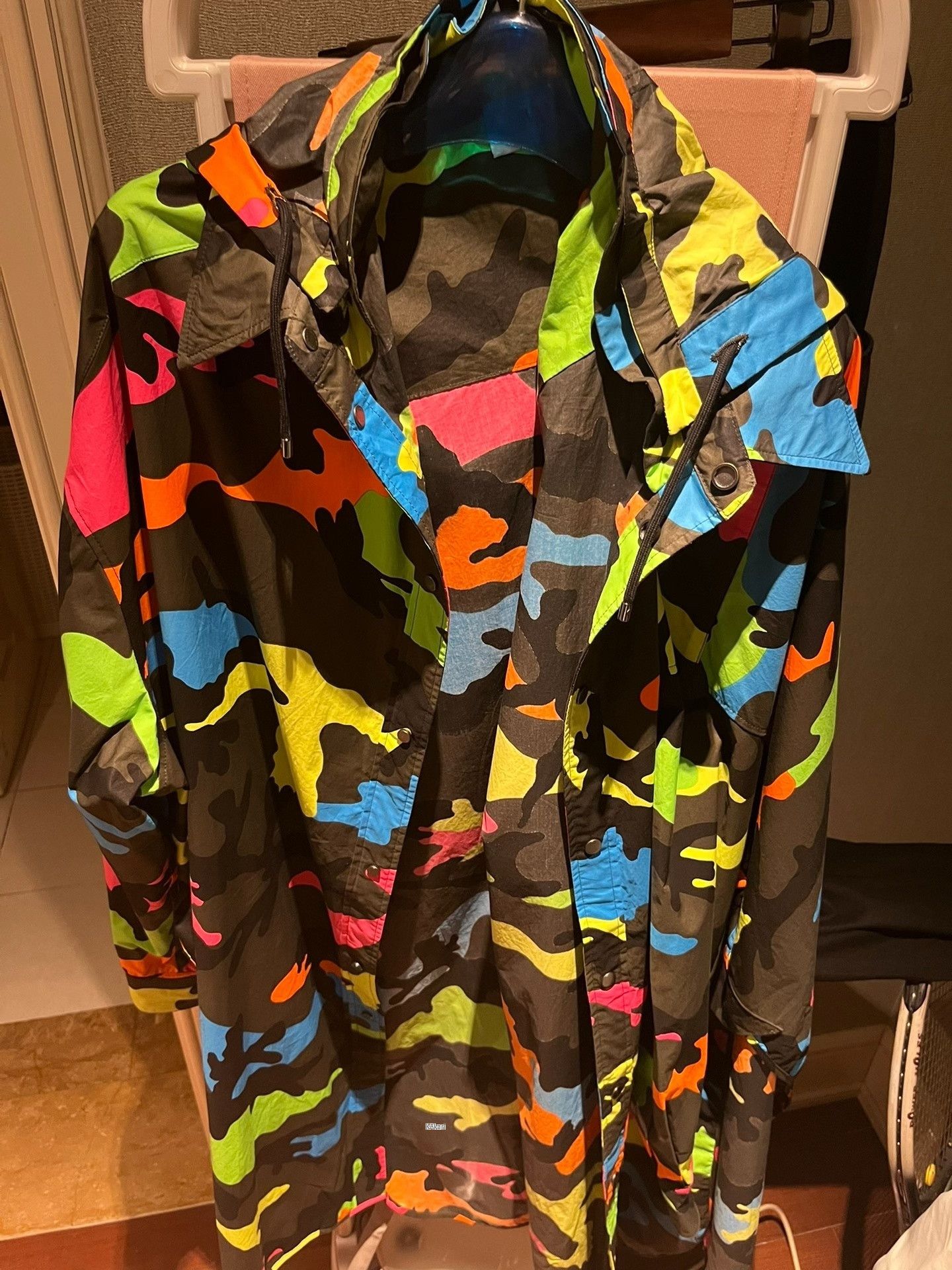 Valentino Valentino Camouflage Long Hooded Shirt Size US S / EU 44-46 / 1 - 6 Thumbnail