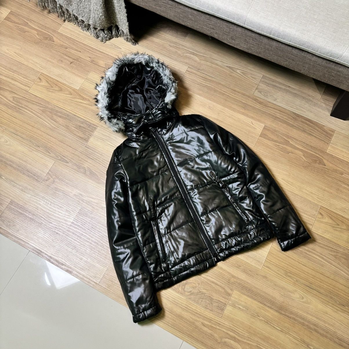 14th Addiction × If Six Was Nine × Le Grande Bleu (L.G.B.) Kriff Mayer Fur jacket down puffer IfSixWasNine LGB Style Size M / US 6-8 / IT 42-44 - 1 Thumbnail