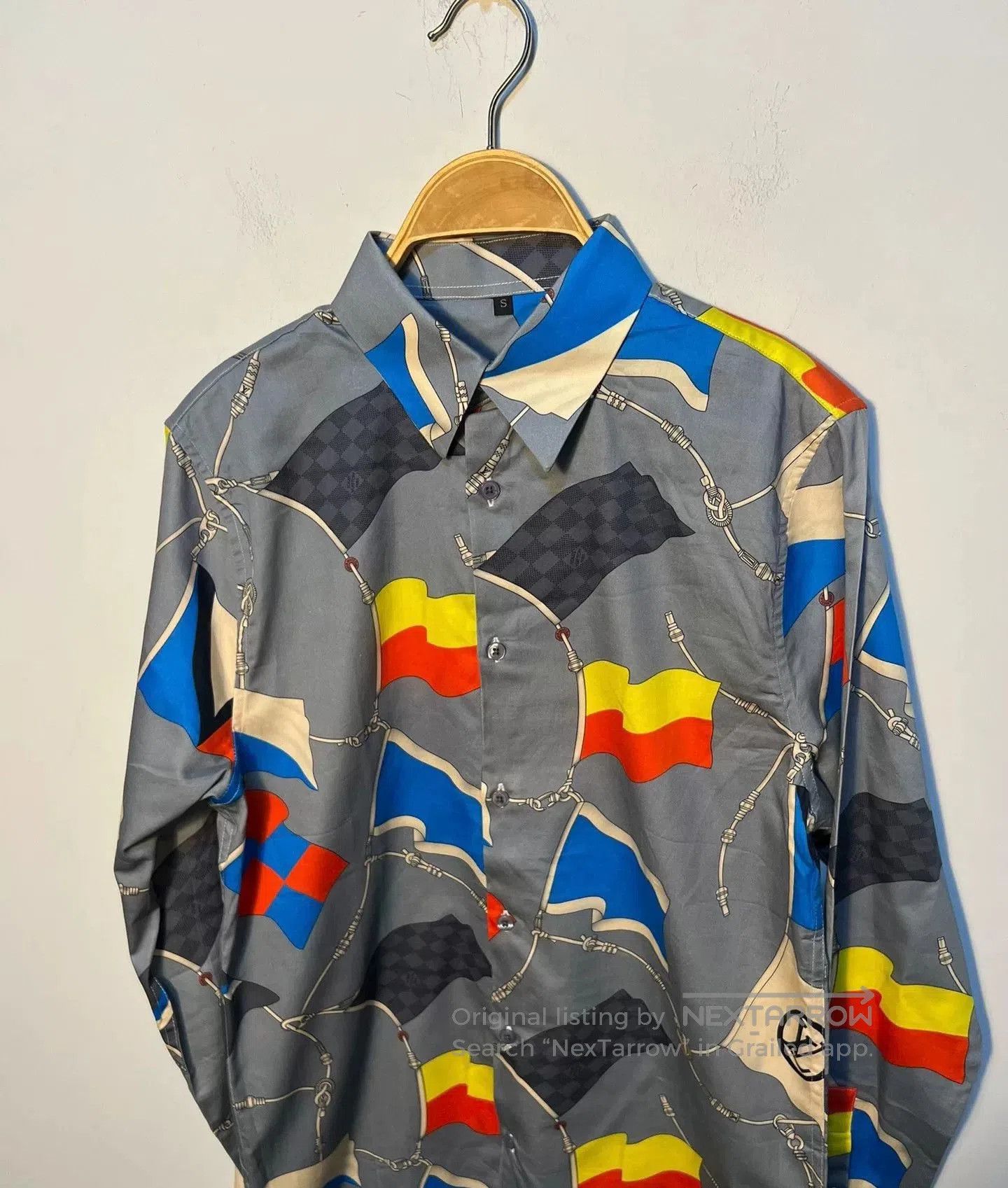 Louis Vuitton Unisex Colorful Flag Shirt by Lv. Size US S / EU 44-46 / 1 - 3 Thumbnail