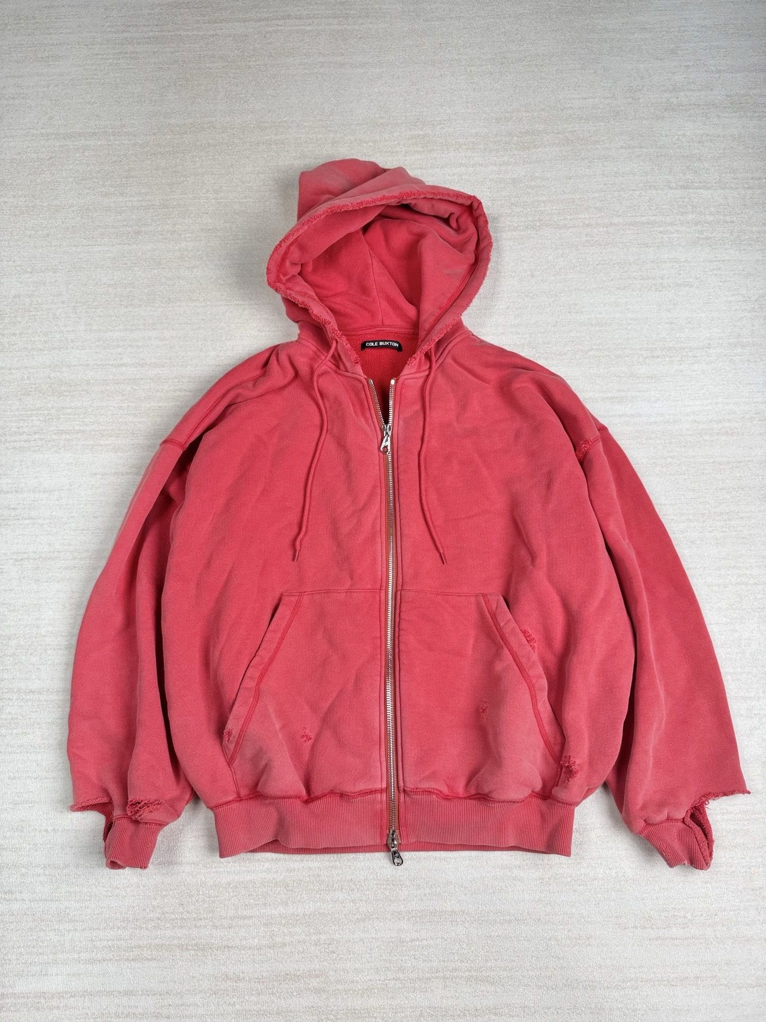 Cole Buxton SUN FADE POCKET ZIPPED HOODIE Size US L / EU 52-54 / 3 - 1 Thumbnail