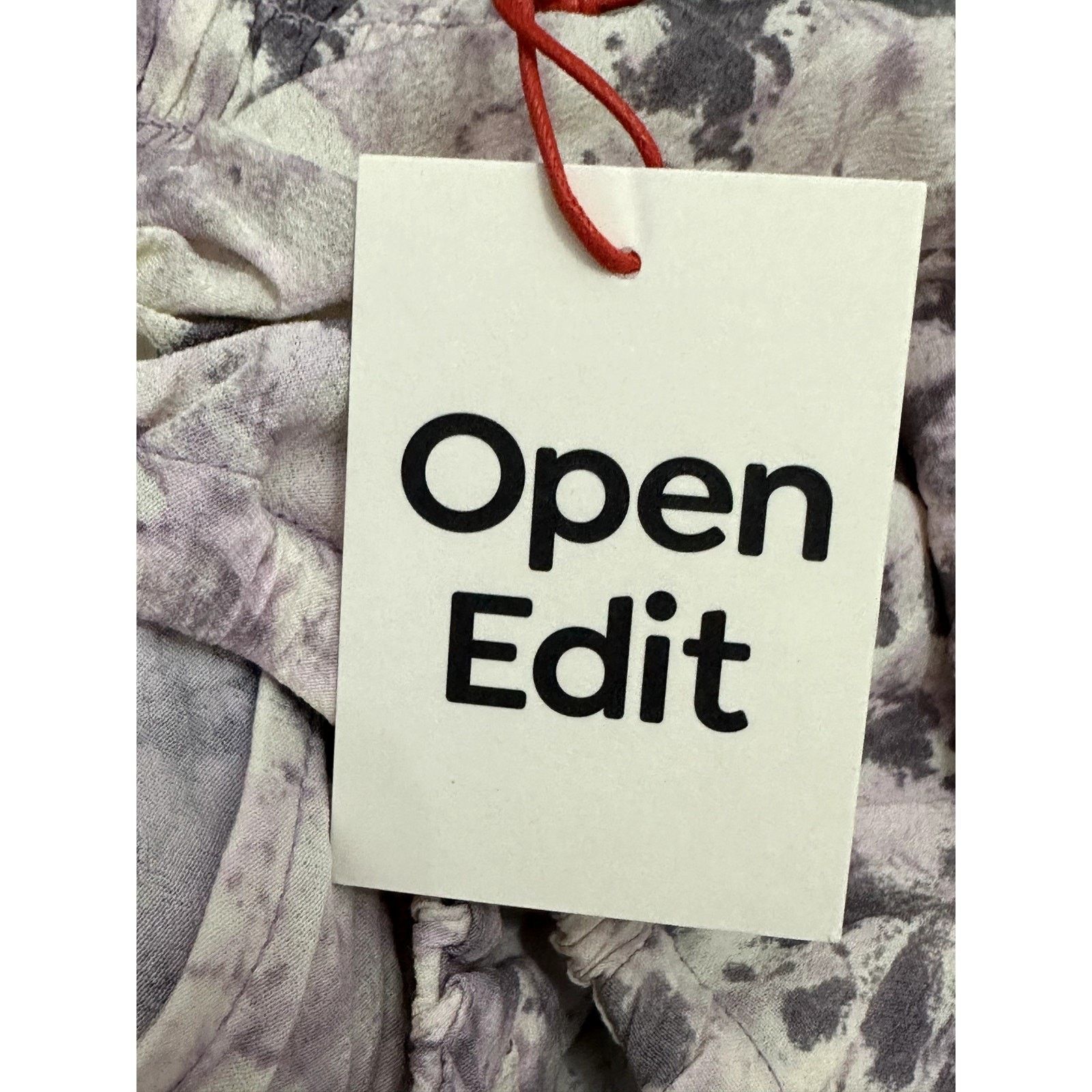 Other Open Edit Puff Sleeve Tie Front Smocked Blouse Floral S NWT Size S / US 4 / IT 40 - 8 Thumbnail
