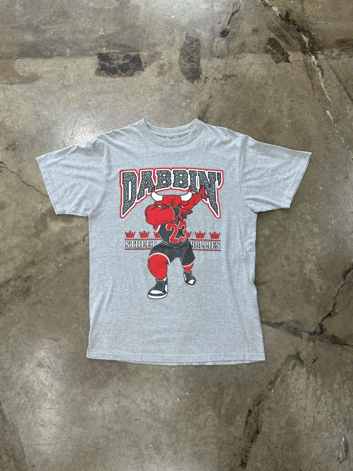 NBA × Vintage Vintage Dabbing Chicago Bulls Street Bullies Tee Large Size US L / EU 52-54 / 3 - 2 Thumbnail