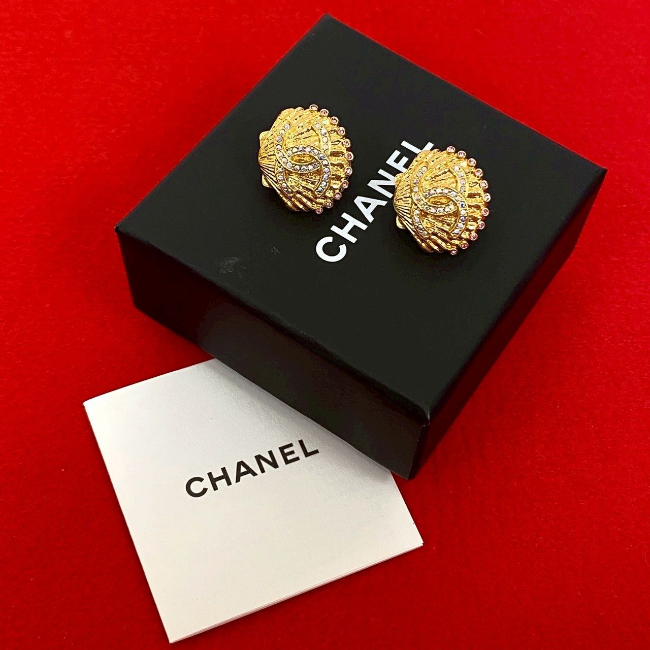 Chanel Chanel Chanel Coco Mark Earrings Metal Earrings DUTY FREE for USA Size ONE SIZE - 1 Thumbnail
