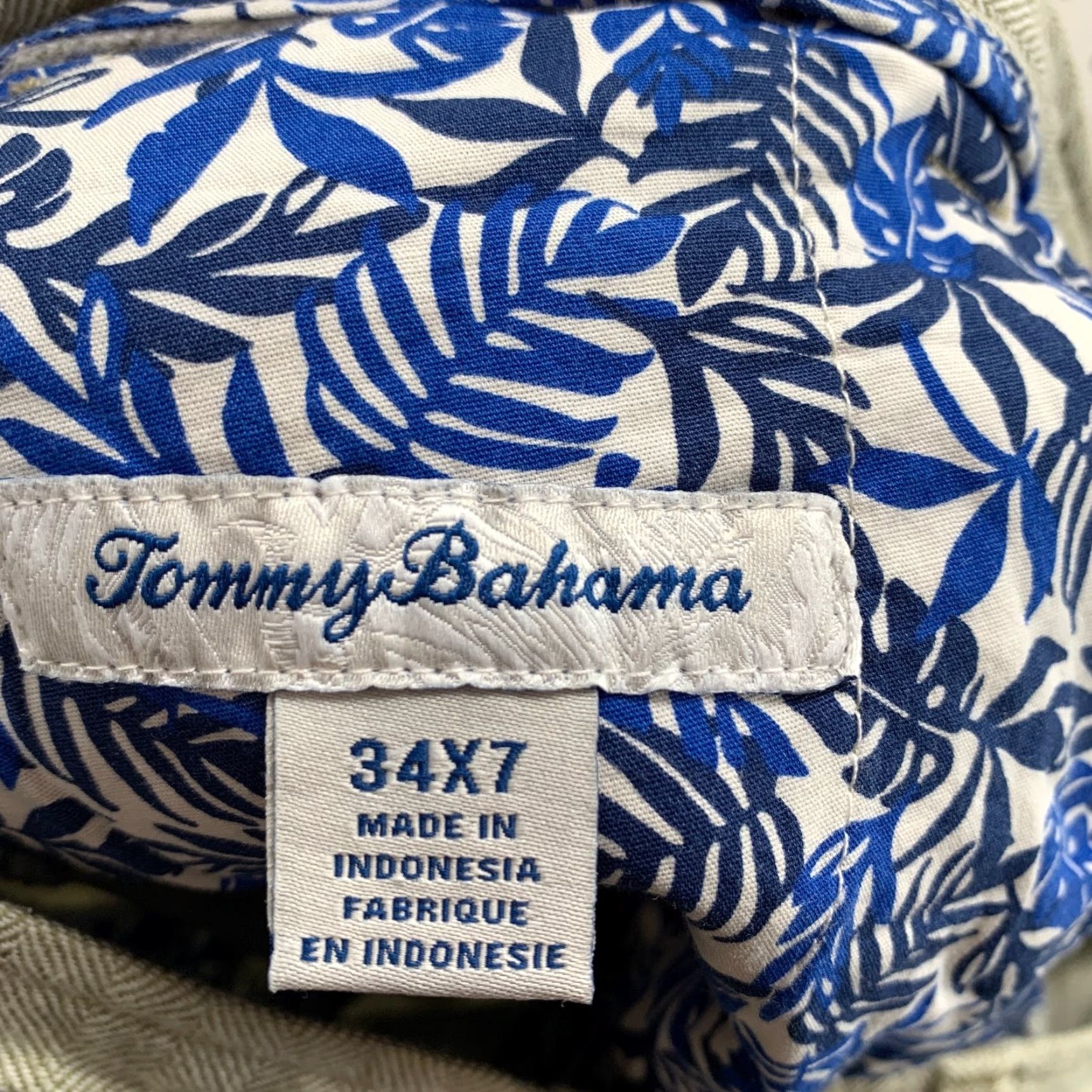 Tommy Bahama Tommy Bahama Linen Blend Chino Shorts Mens 34x7 Gray Herringbone Beach Casual Size US 34 / EU 50 - 3 Thumbnail