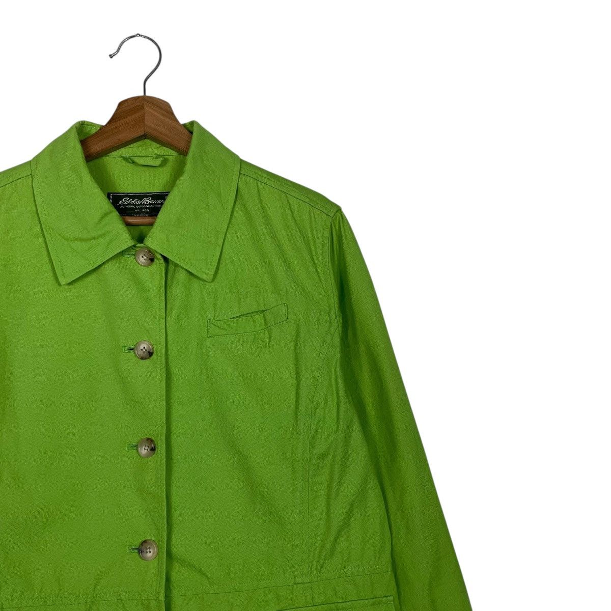 Eddie Bauer Eddie Bauer Green Cotton Jacket Size L / US 10 / IT 46 - 5 Thumbnail