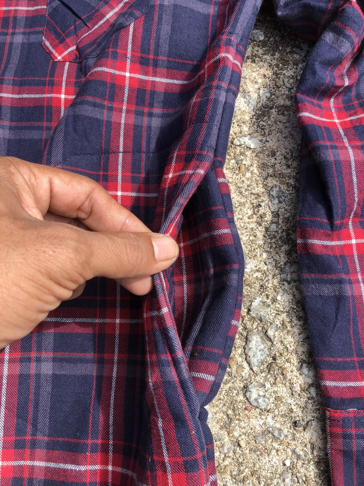 Japanese Brand Vintage Unionbay Plaid Flannel Sherpa Jacket Size US M / EU 48-50 / 2 - 8 Thumbnail