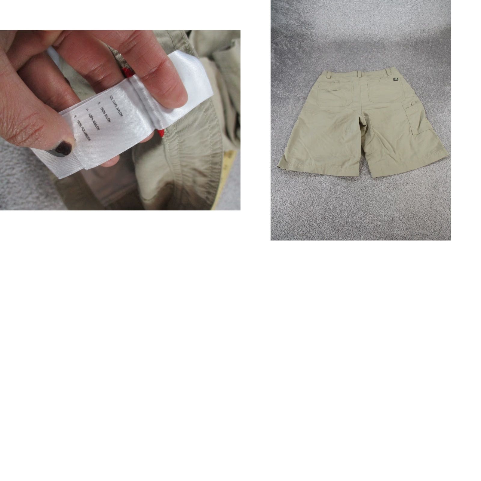 The North Face The North Face Shorts Mens 36 Beige Khaki Nylon Lightweight Hiking Chino Casual 90s Outdoor Mens Size US 36 / EU 52 - 8 Thumbnail