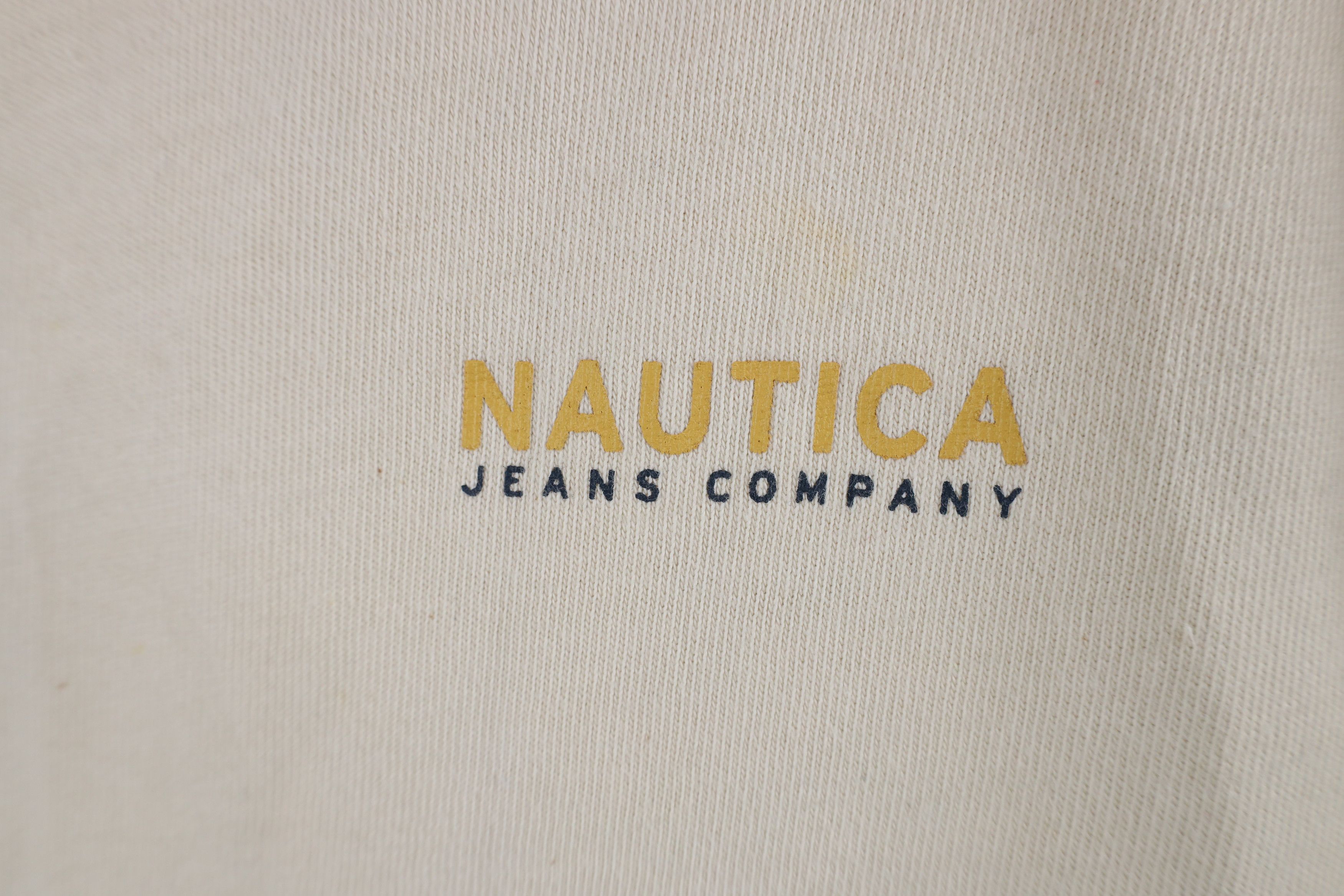 Nautica × Vintage Vintage 90s Nautica Spell Out Striped Long Sleeve T-Shirt Size US XL / EU 56 / 4 - 4 Thumbnail