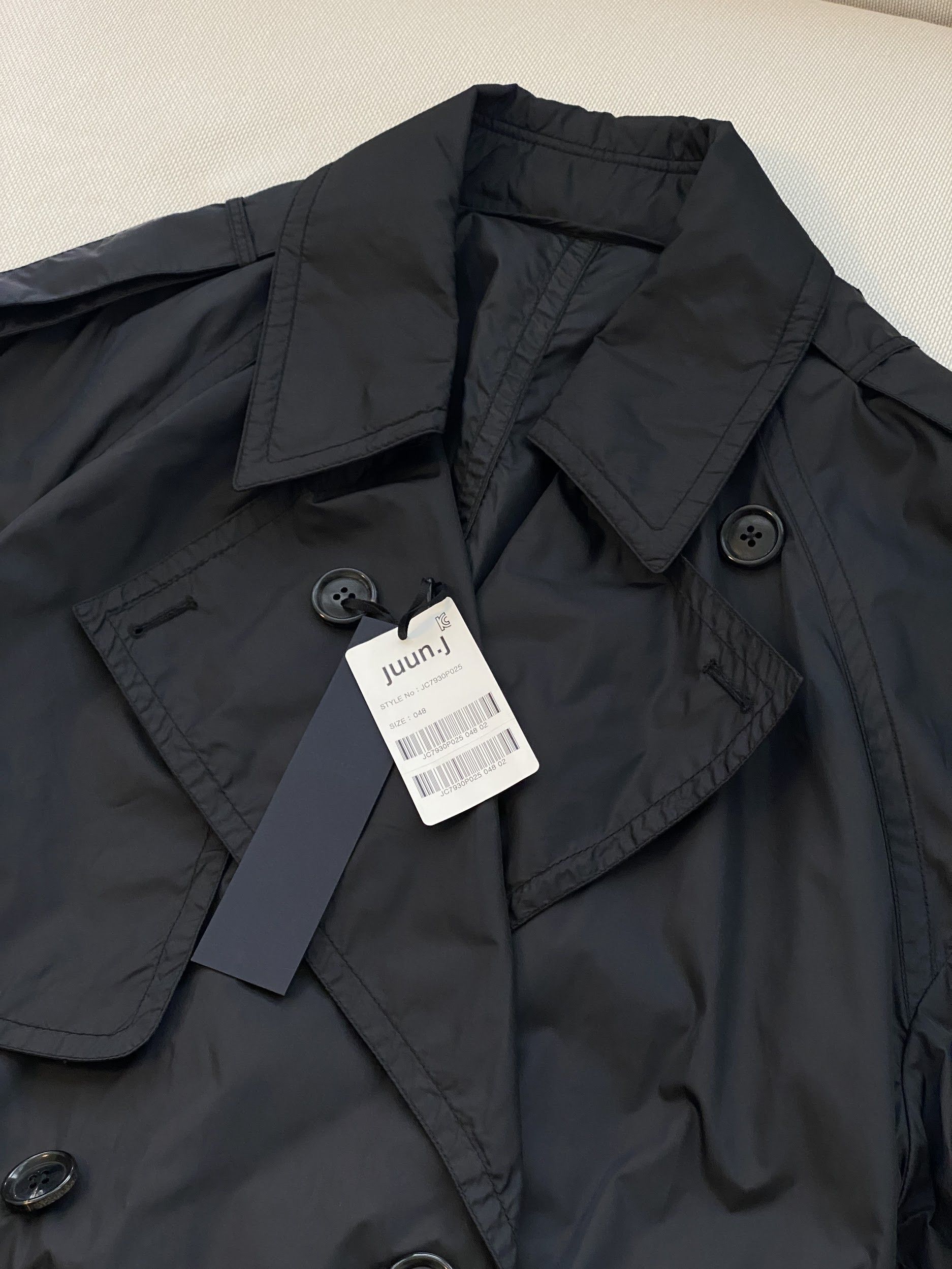 Juun.J Oversized rain coat black Size US M / EU 48-50 / 2 - 4 Thumbnail