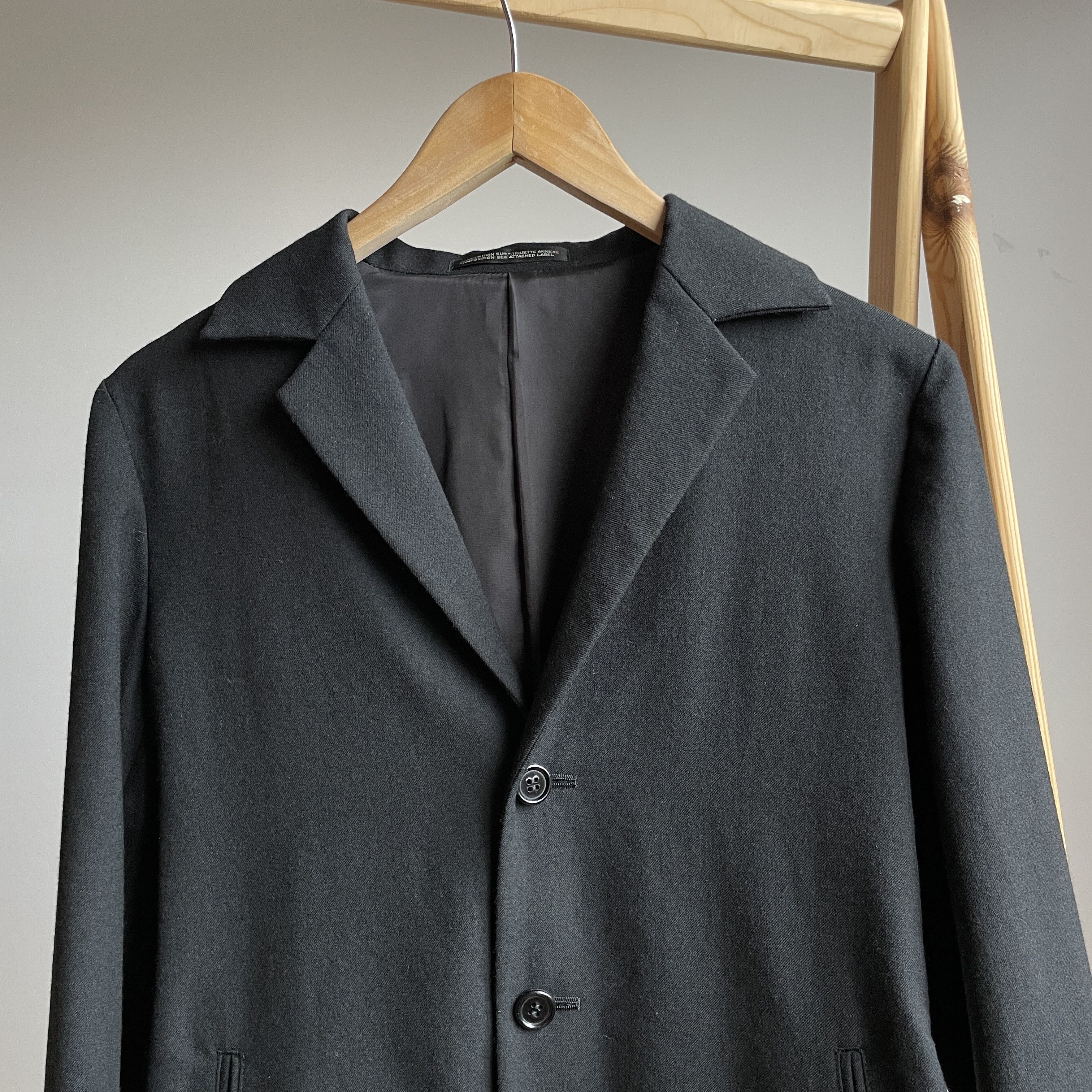 Yohji Yamamoto Y's Yohji Yamamoto AW 2010 Womens Drawstring Hem Wool Blazer Size M / US 6-8 / IT 42-44 - 4 Thumbnail